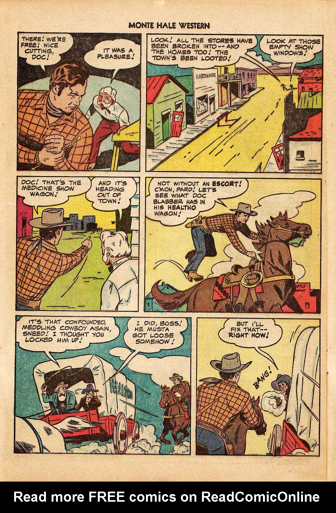Read online Monte Hale Western comic -  Issue #38 - 20