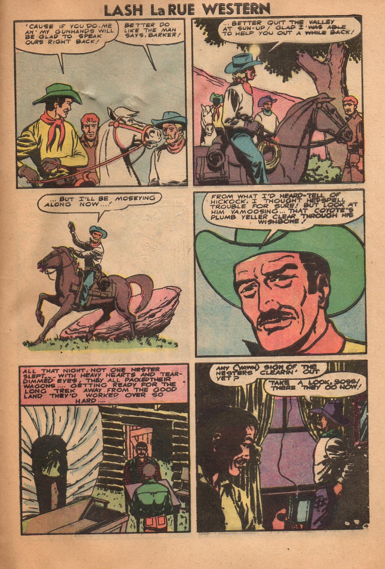 Read online Lash Larue Western (1949) comic -  Issue #62 - 29