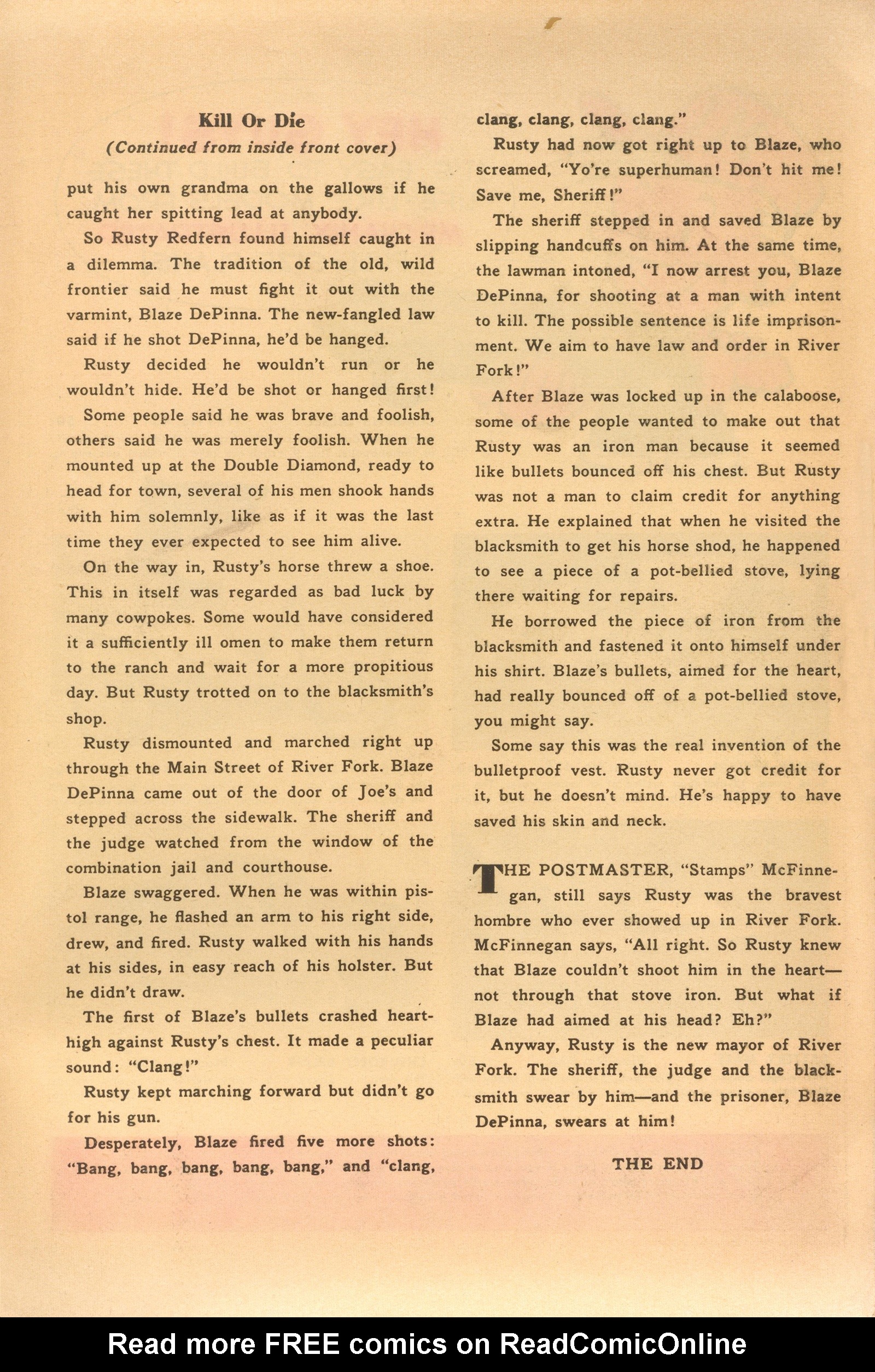 Read online Hopalong Cassidy comic -  Issue #78 - 35