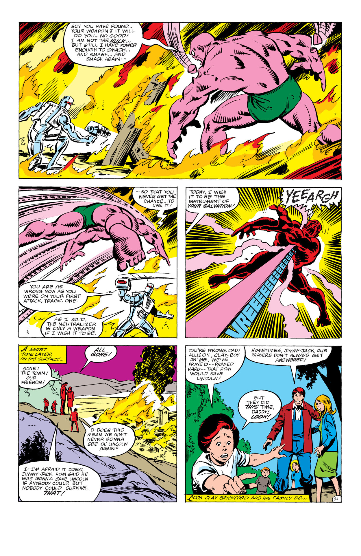 Read online Rom: The Original Marvel Years Omnibus comic -  Issue # TPB (Part 7) - 81