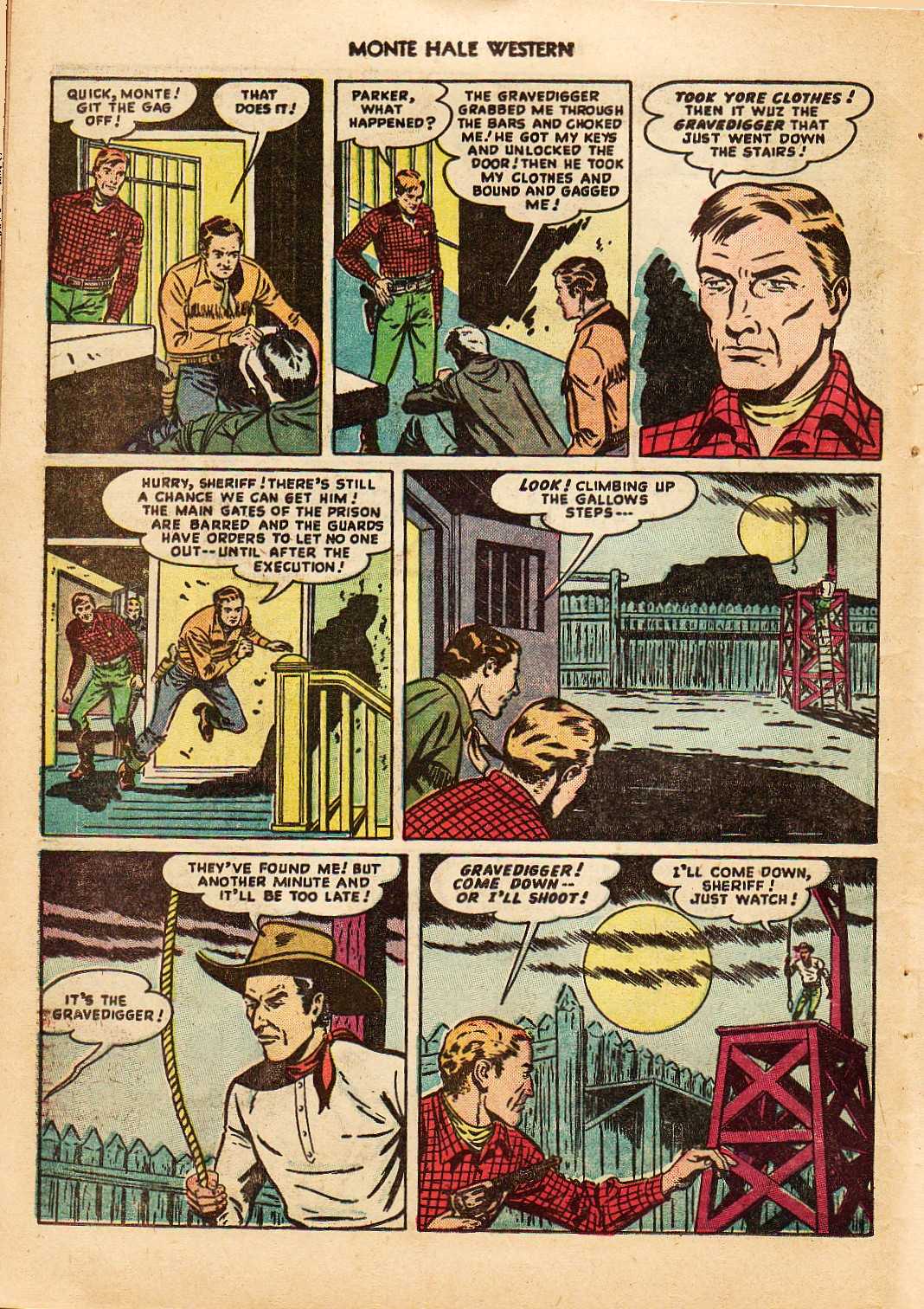Read online Monte Hale Western comic -  Issue #38 - 41