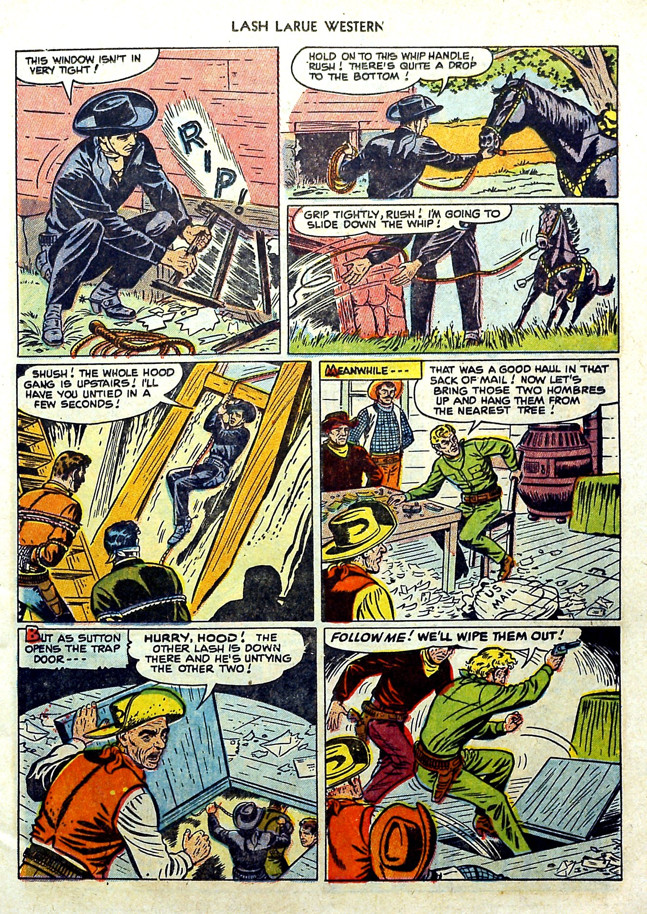 Read online Lash Larue Western (1949) comic -  Issue #57 - 11