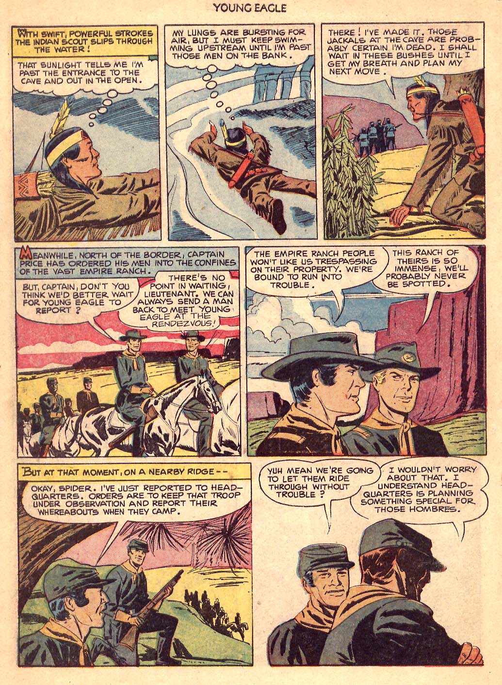 Read online Young Eagle comic -  Issue #6 - 16