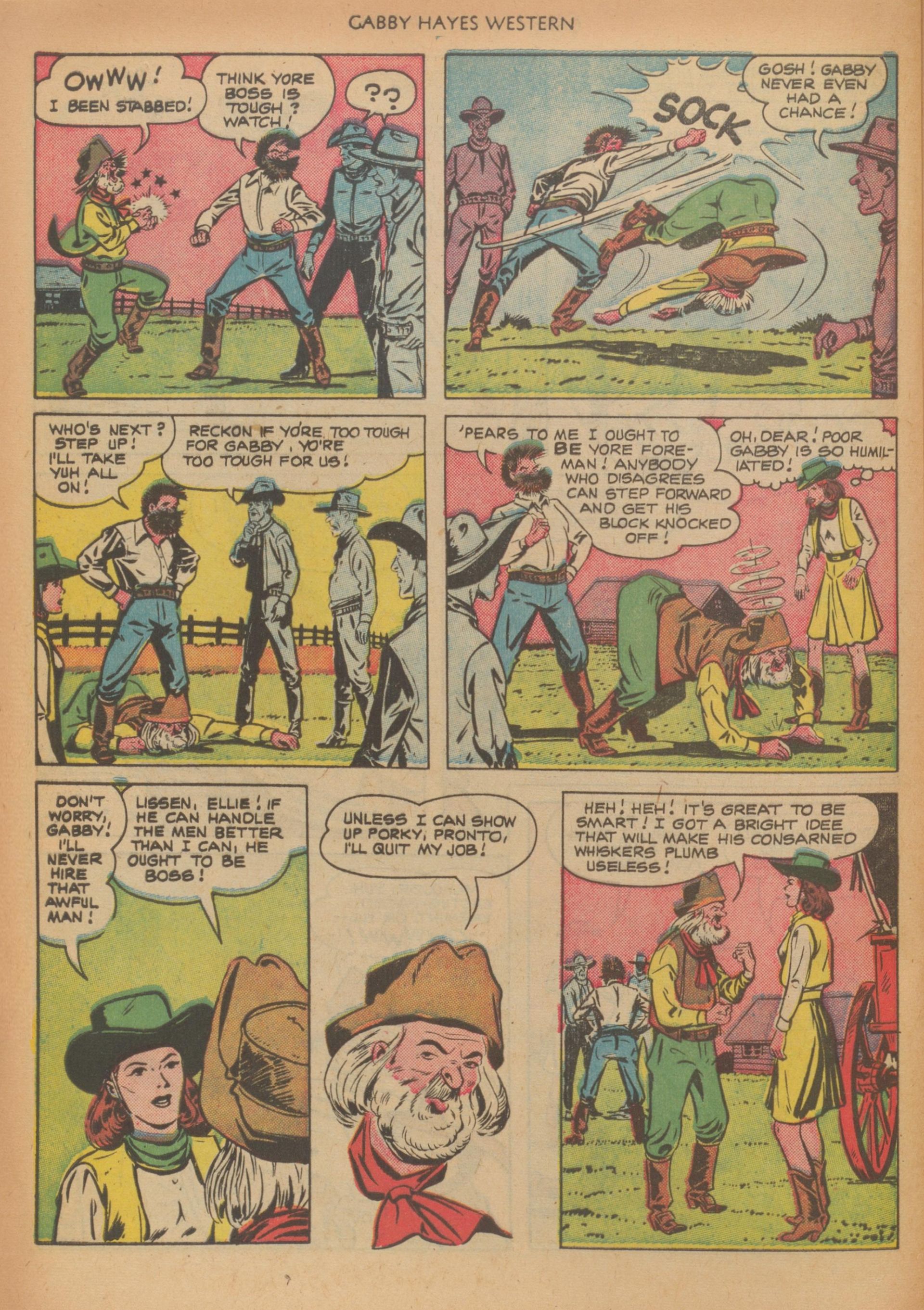 Read online Gabby Hayes Western comic -  Issue #29 - 32
