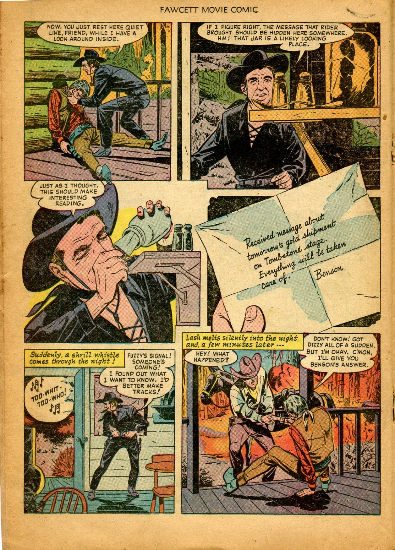 Read online Fawcett Movie Comic comic -  Issue #8 - 18