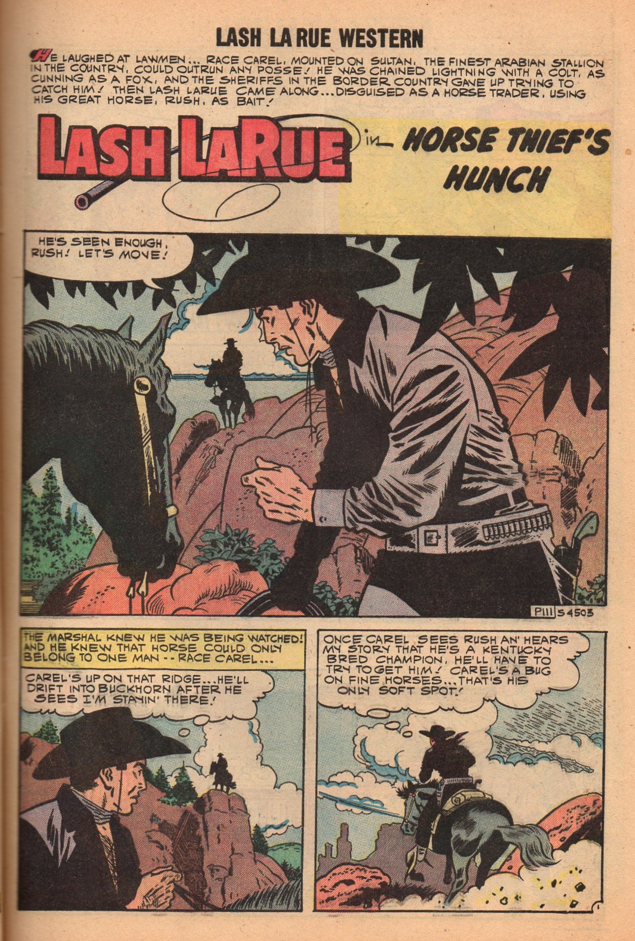 Read online Lash Larue Western (1949) comic -  Issue #72 - 9