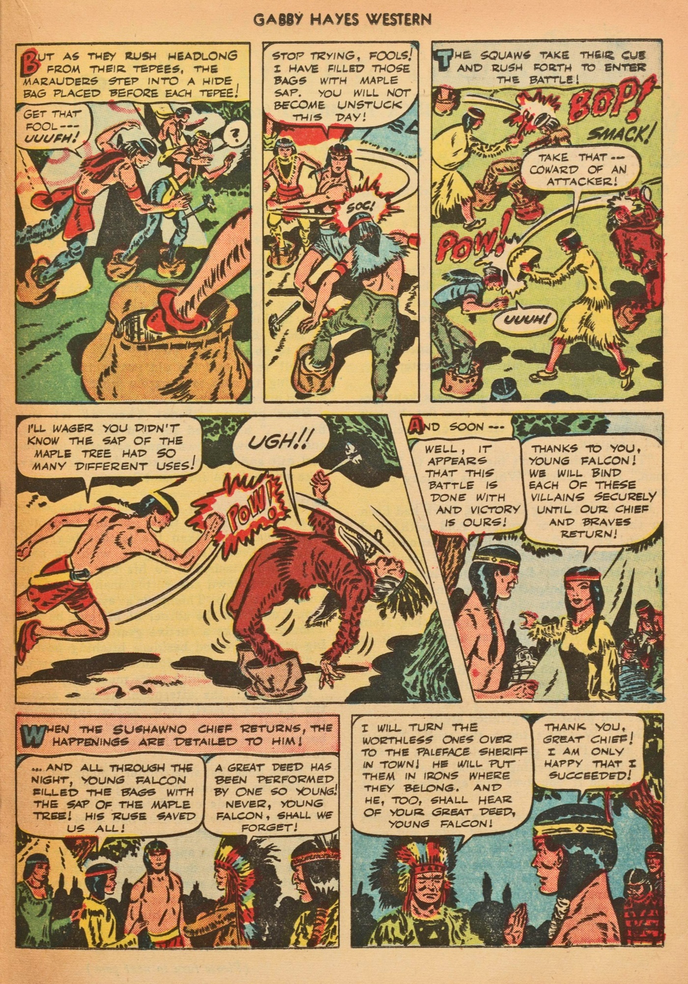 Read online Gabby Hayes Western comic -  Issue #11 - 21