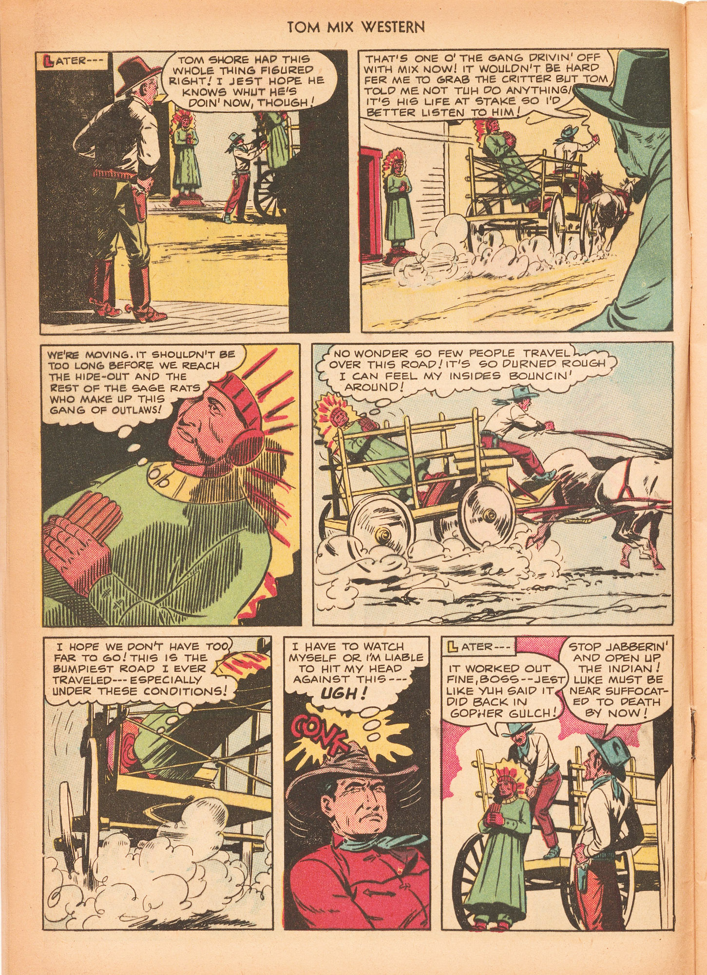 Read online Tom Mix Western (1948) comic -  Issue #25 - 8