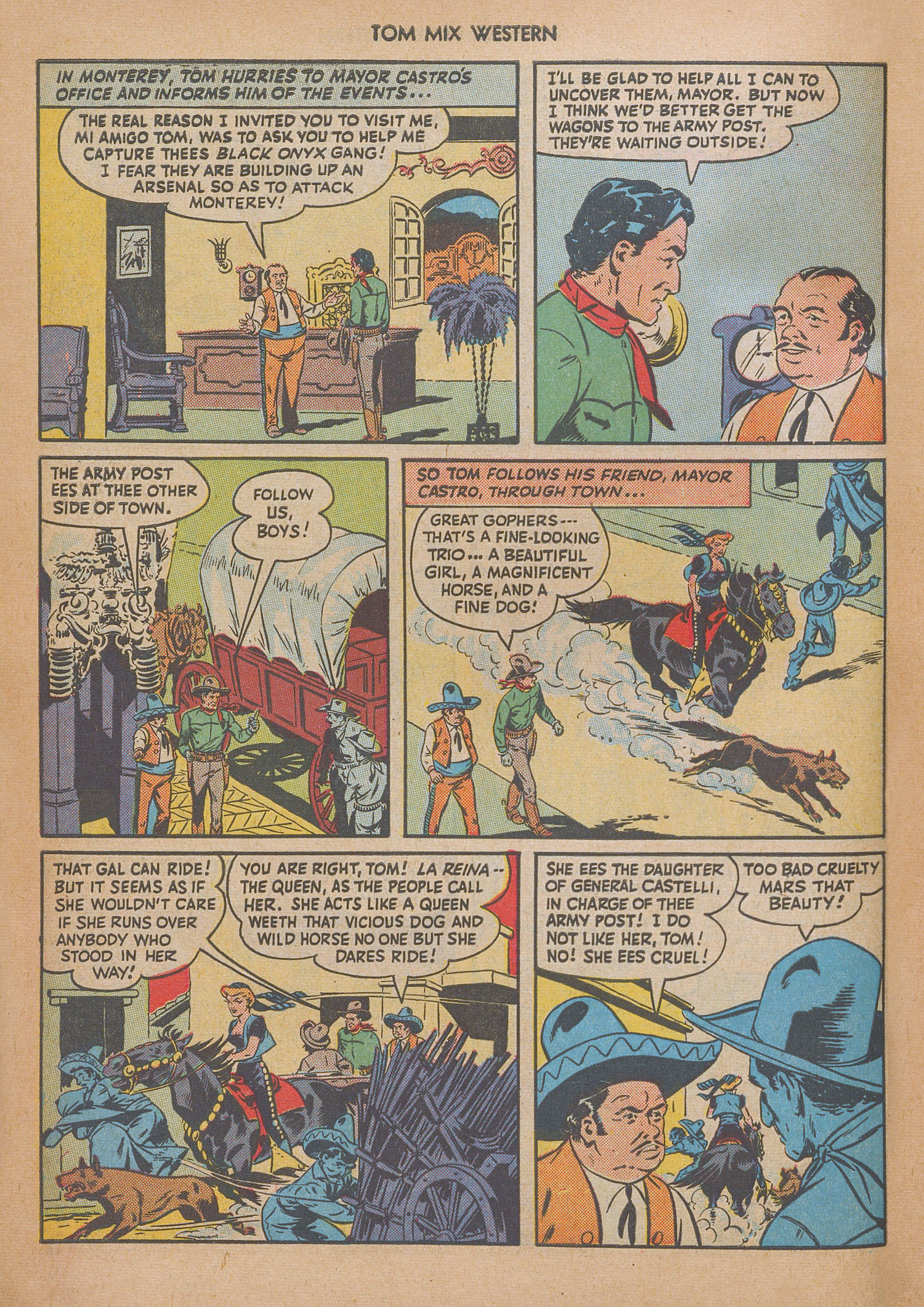 Read online Tom Mix Western (1948) comic -  Issue #12 - 6