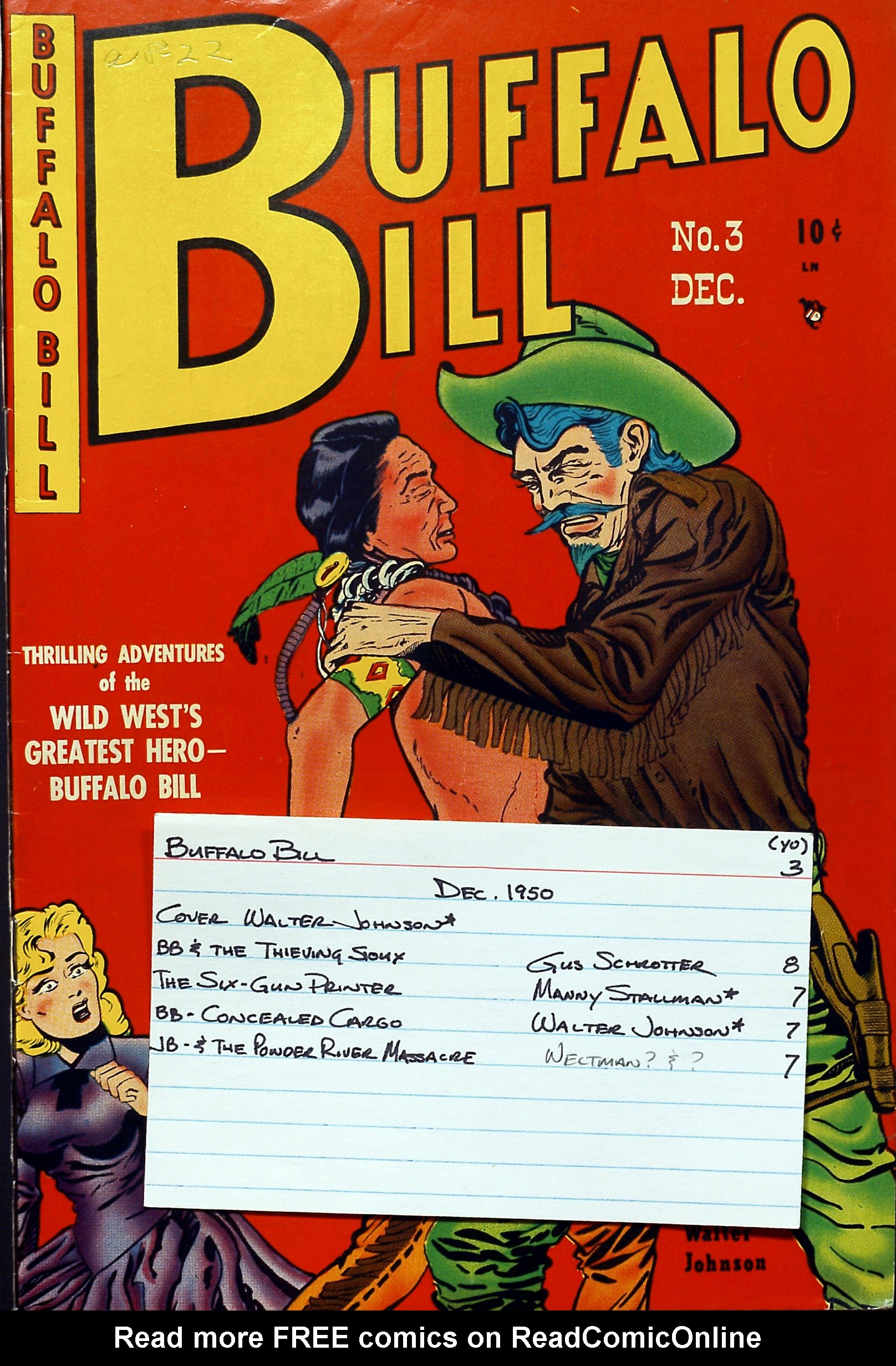 Read online Buffalo Bill comic -  Issue #3 - 37