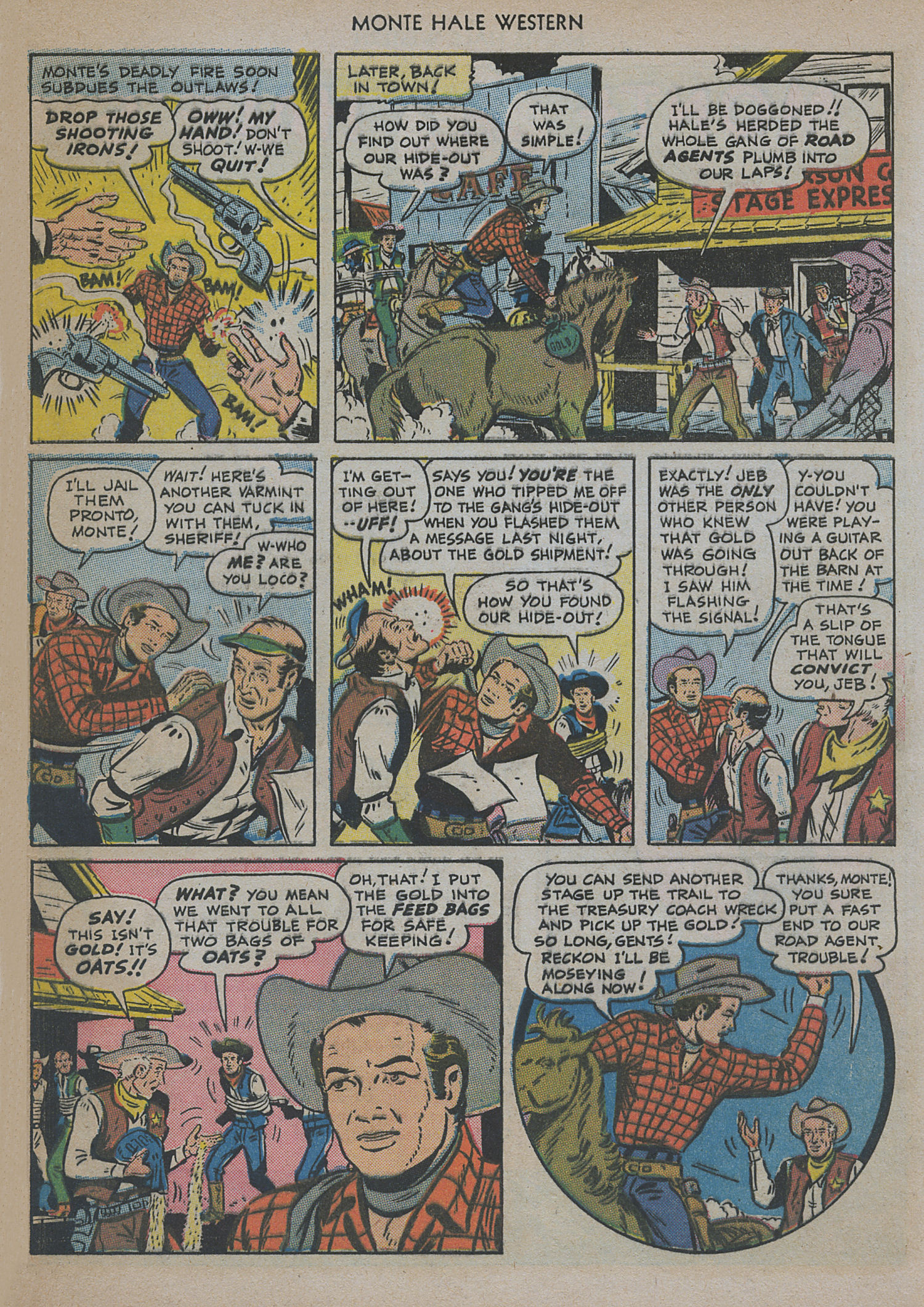 Read online Monte Hale Western comic -  Issue #47 - 49