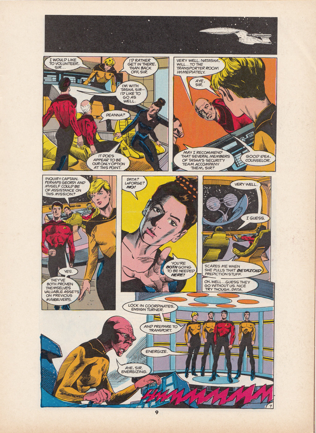 Read online Star Trek The Next Generation (1990) comic -  Issue #4 - 9