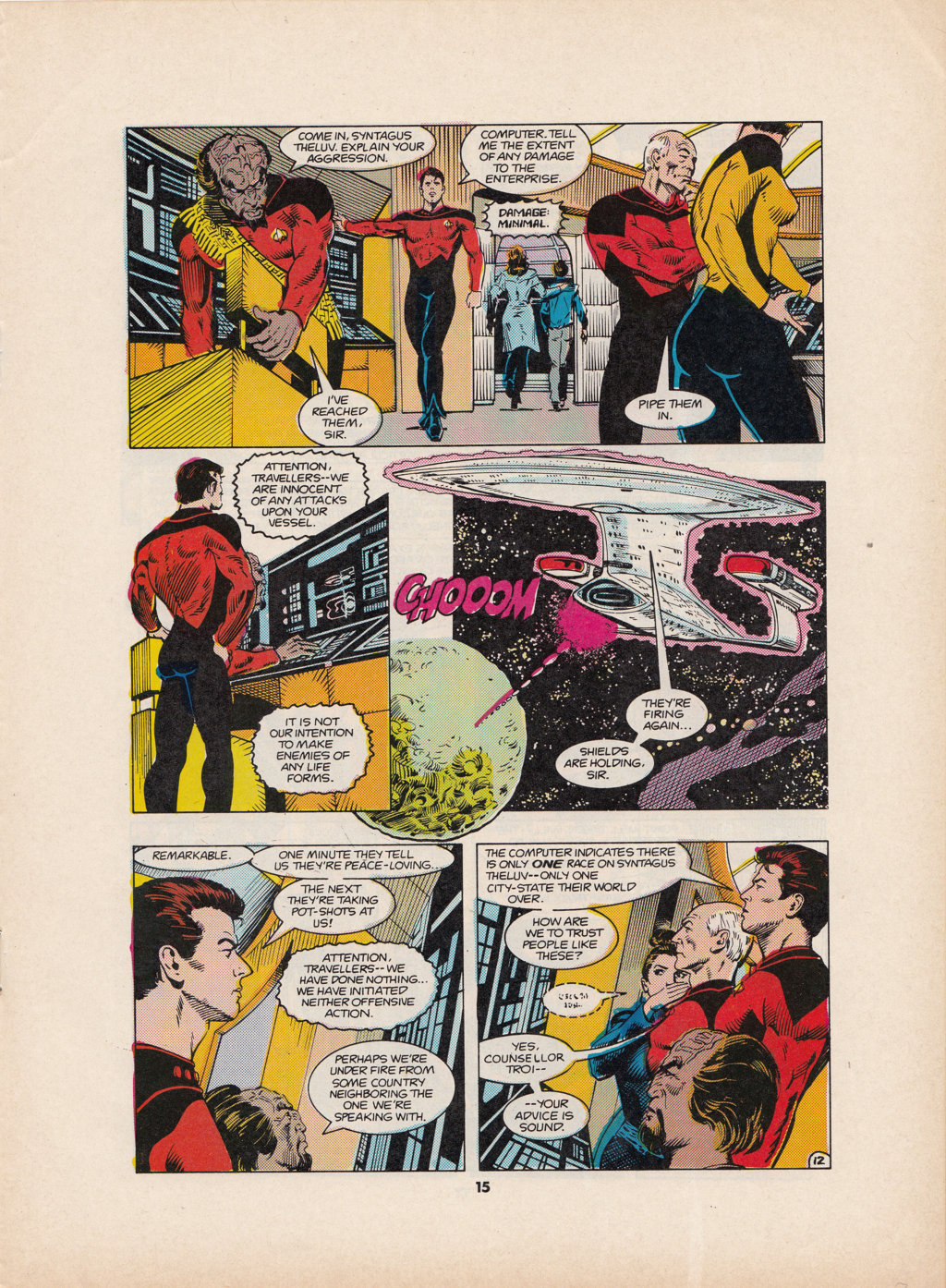 Read online Star Trek The Next Generation (1990) comic -  Issue #1 - 15
