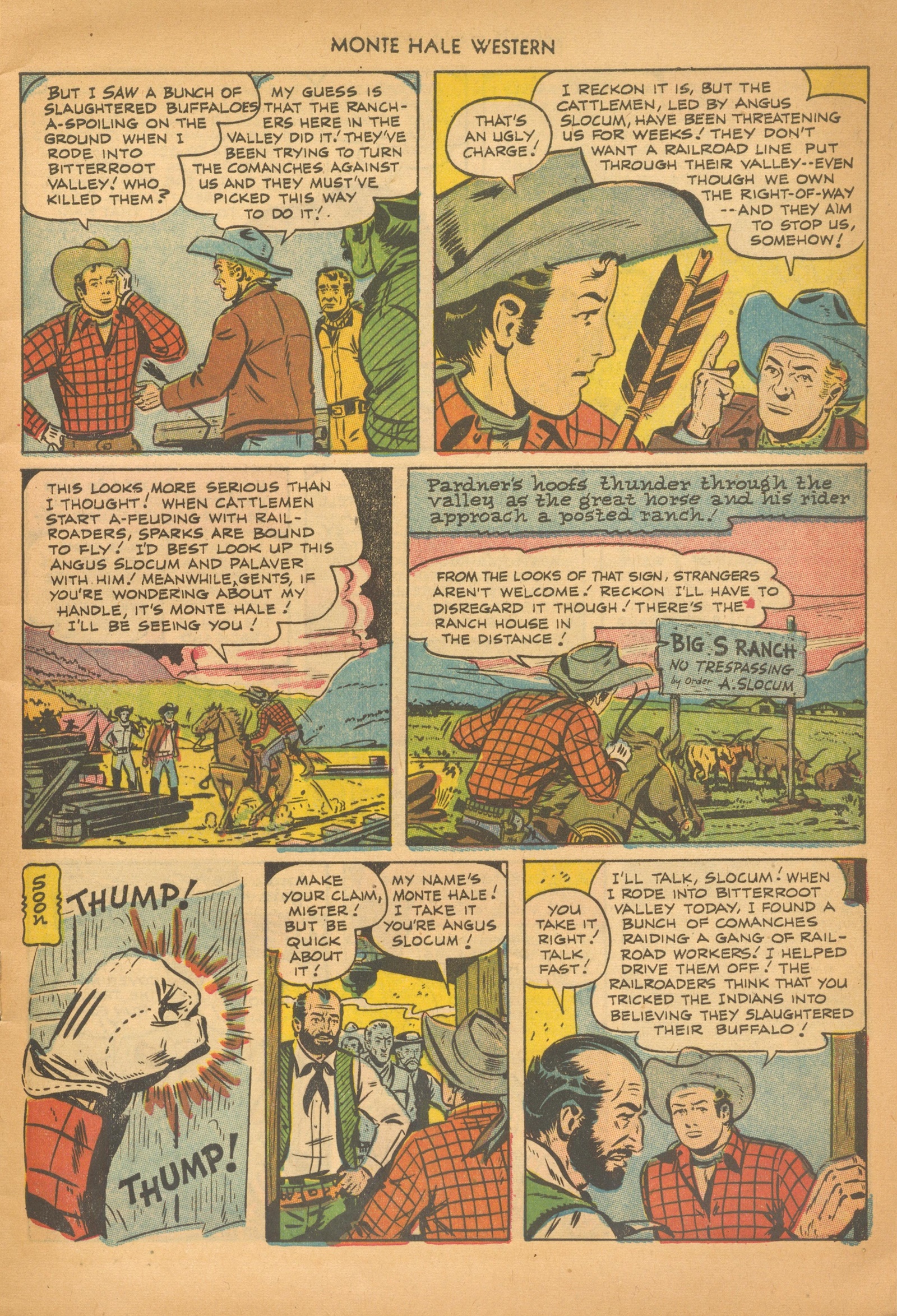 Read online Monte Hale Western comic -  Issue #78 - 5