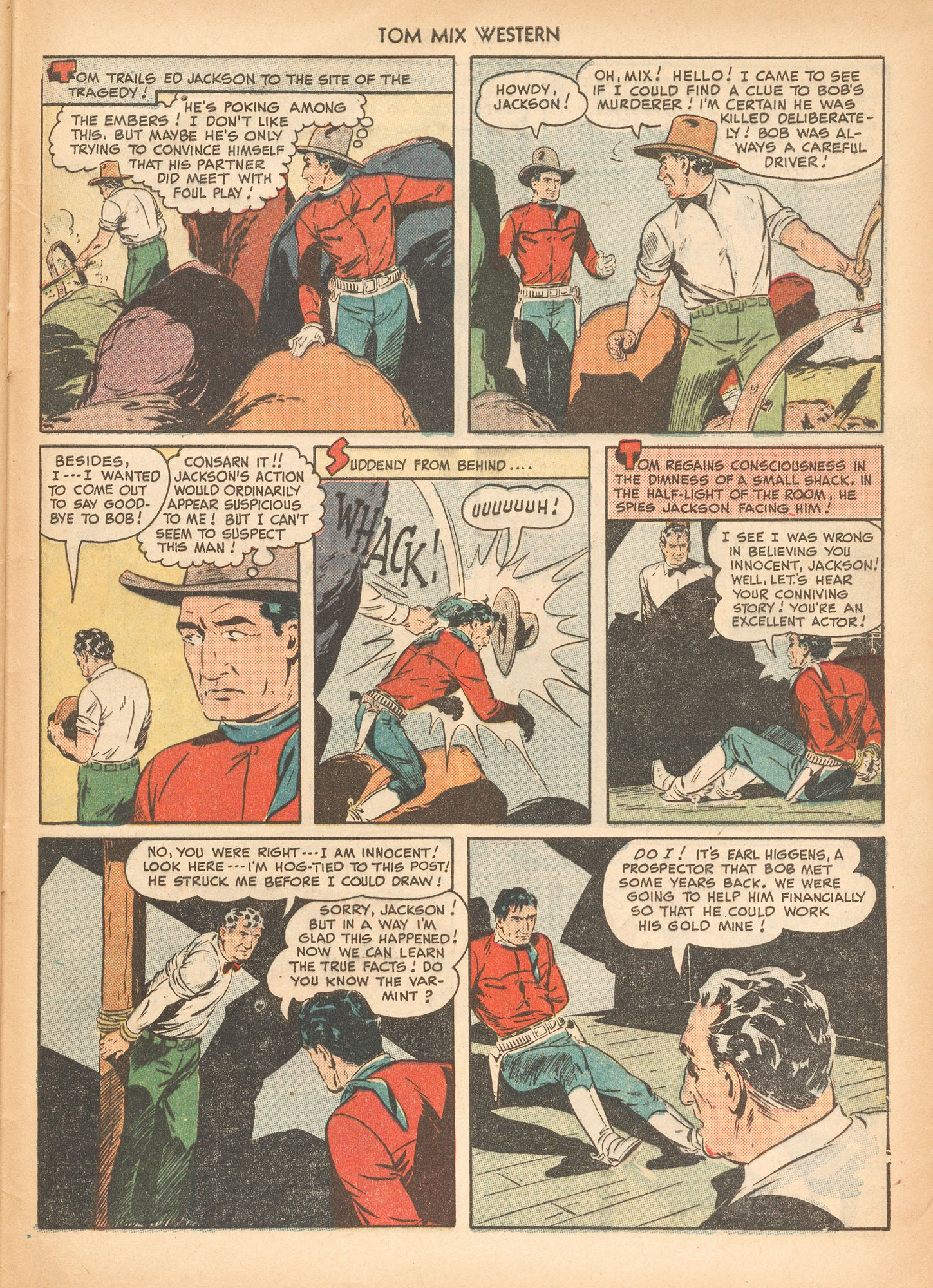 Read online Tom Mix Western (1948) comic -  Issue #23 - 45