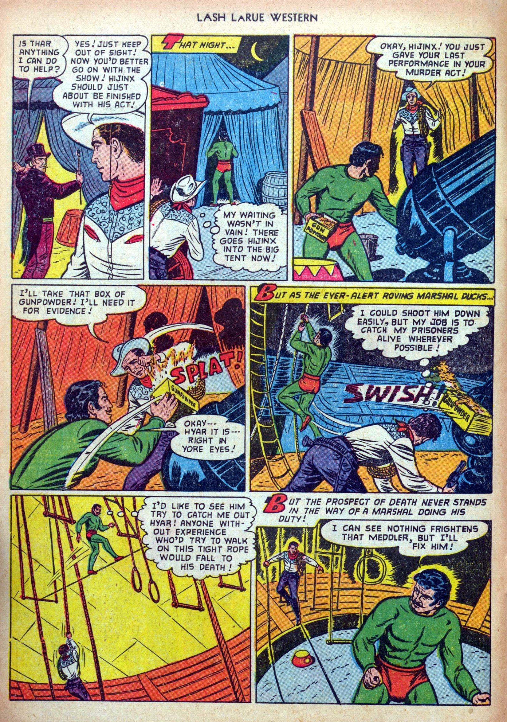 Read online Lash Larue Western (1949) comic -  Issue #36 - 6