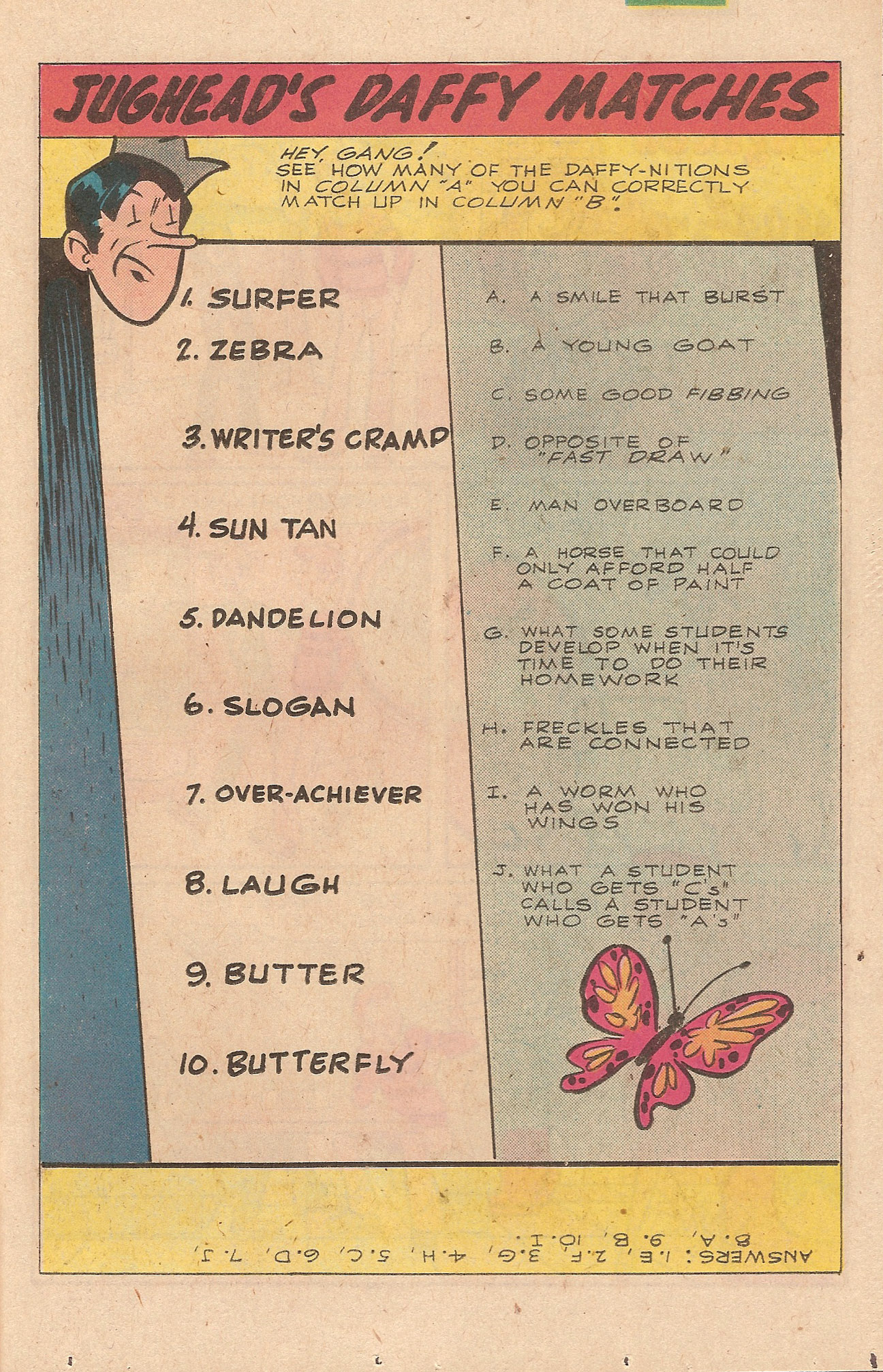 Read online Jughead's Jokes comic -  Issue #70 - 23