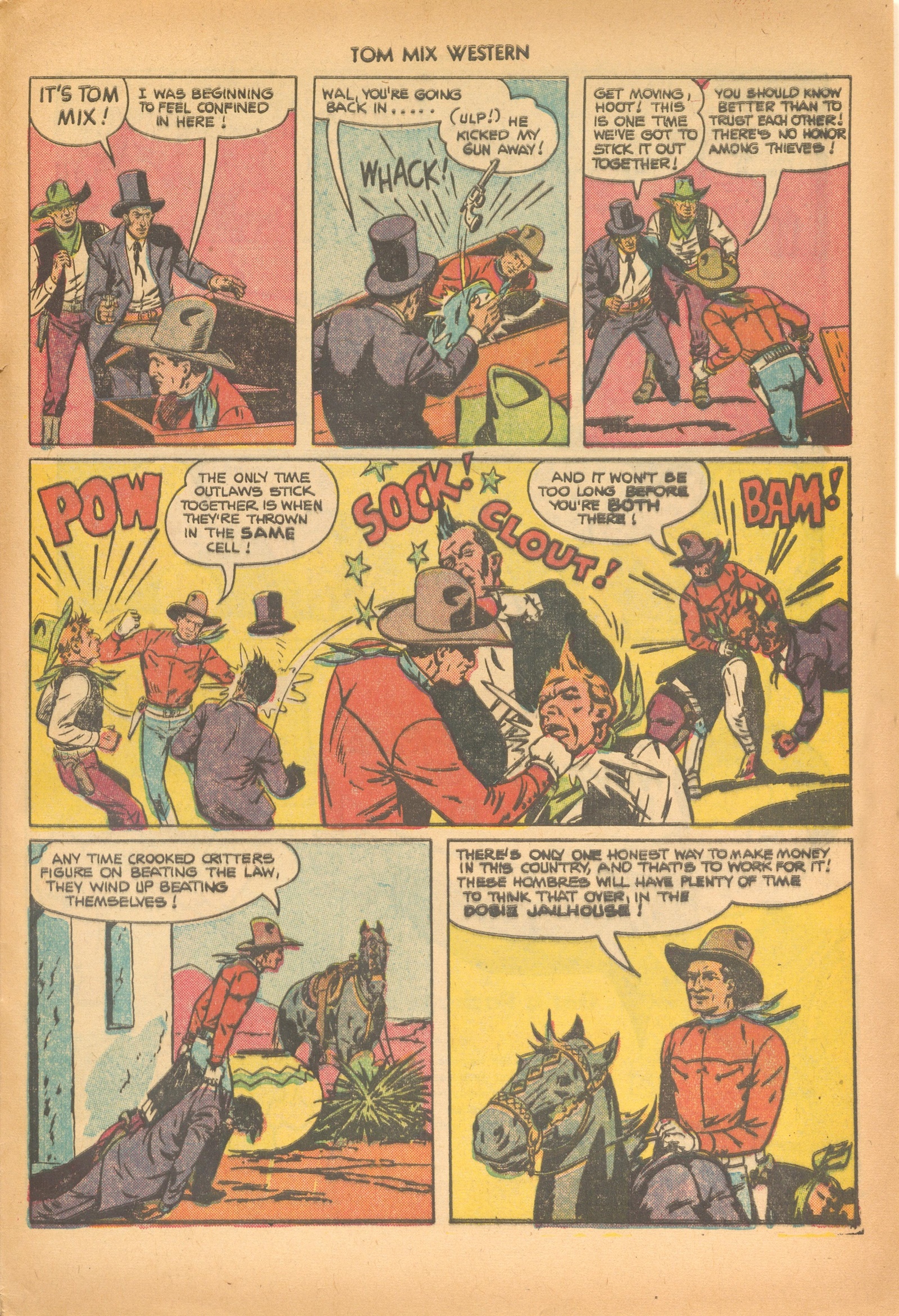 Read online Tom Mix Western (1948) comic -  Issue #49 - 33