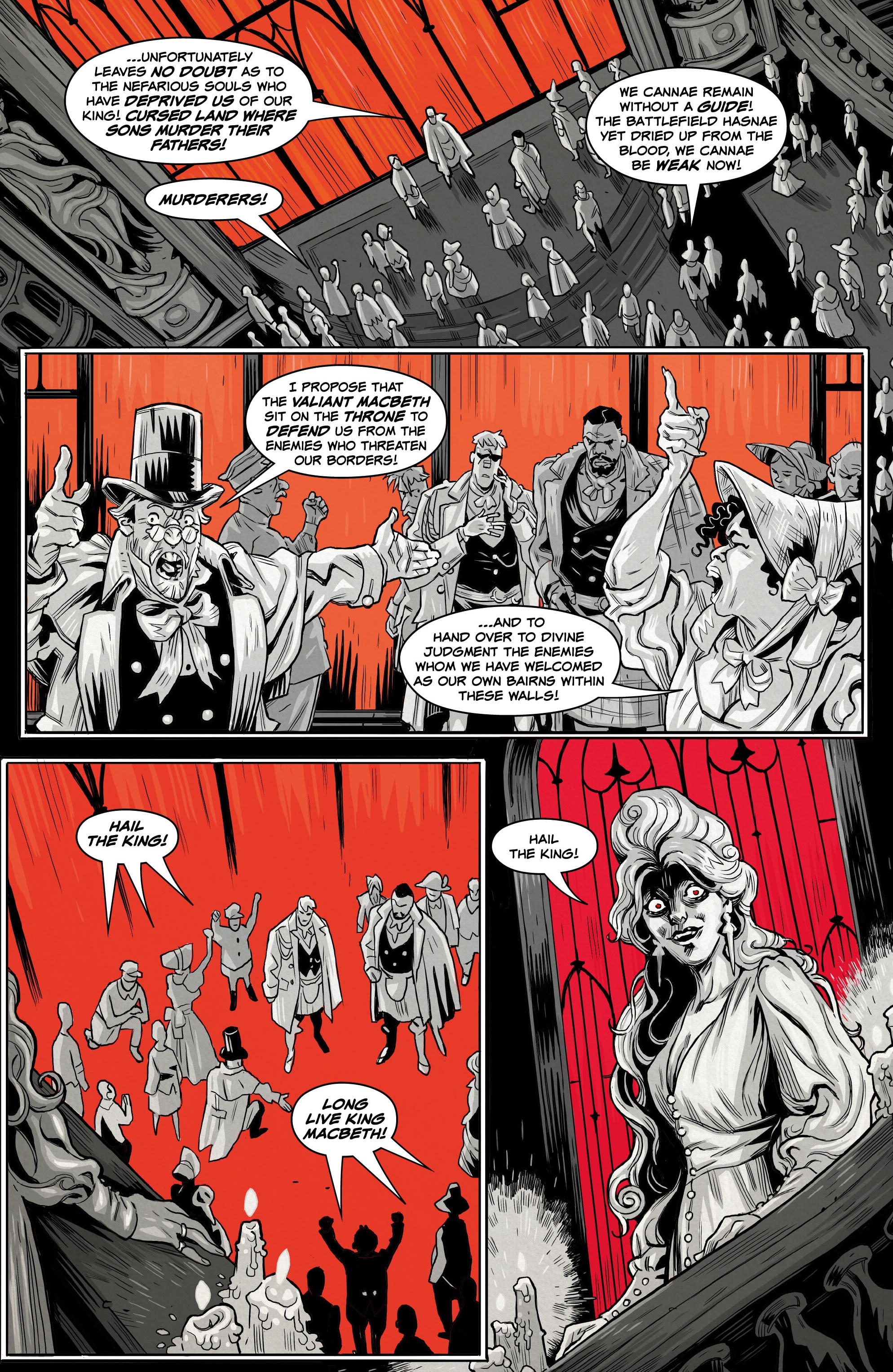 Read online Macbeth: A Tale of Horror comic -  Issue # TPB - 37