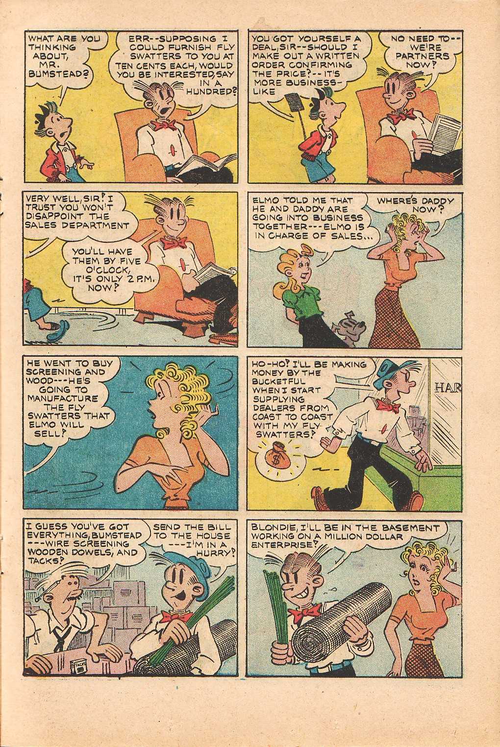 Read online Blondie Comics (1960) comic -  Issue #143 - 15