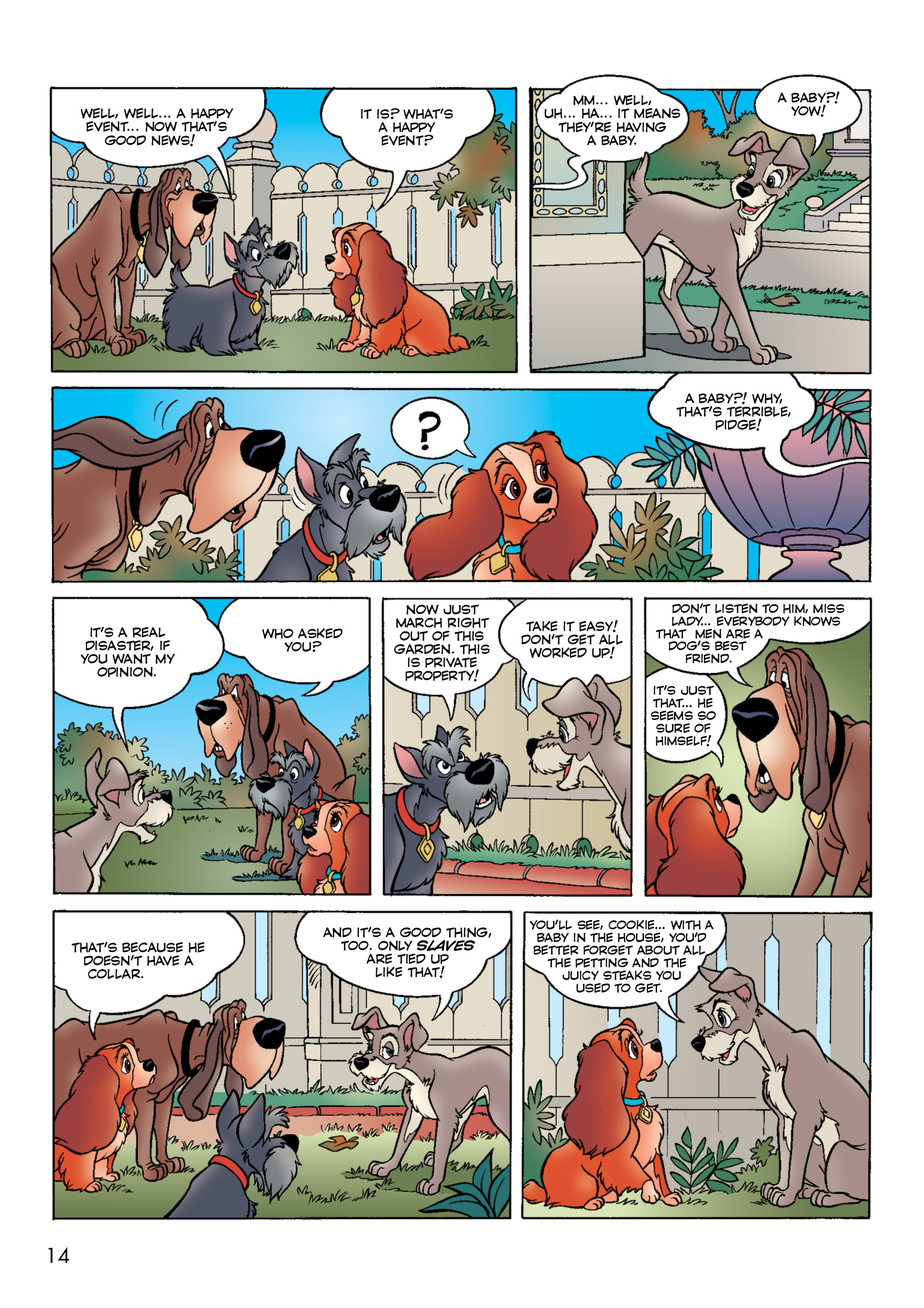 Read online Disney Lady and the Tramp: The Story of the Movie in Comics comic -  Issue # Full - 15