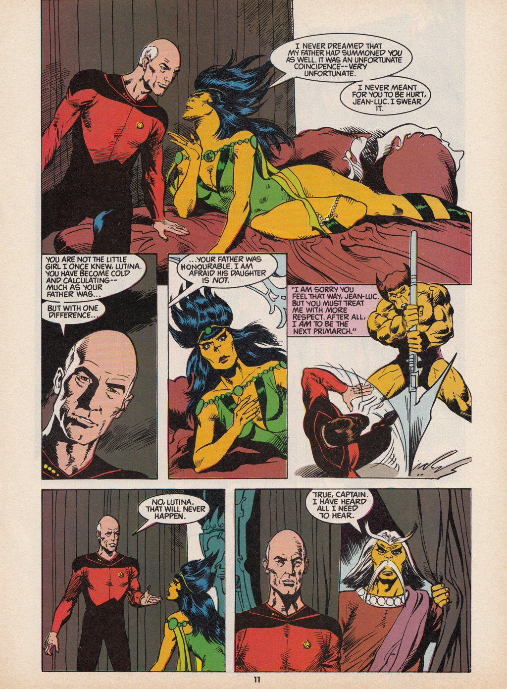 Read online Star Trek The Next Generation (1990) comic -  Issue #11 - 11
