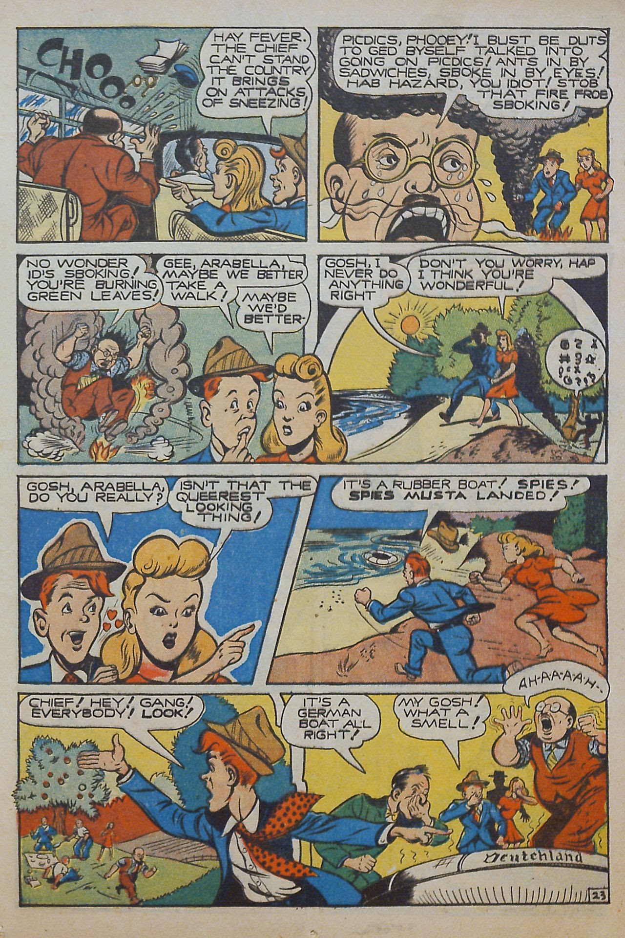 Read online Super-Mystery Comics comic -  Issue #19 - 25