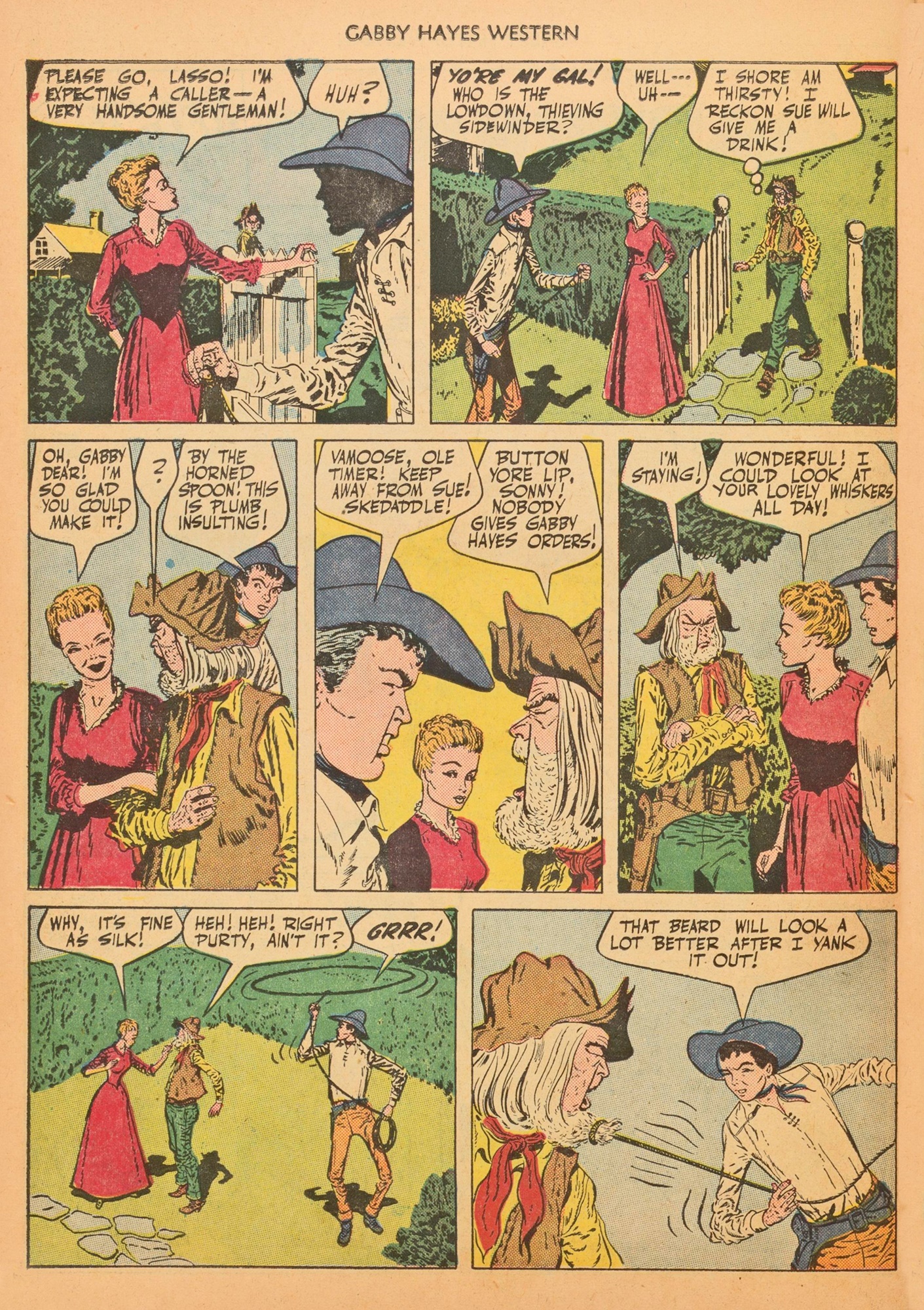 Read online Gabby Hayes Western comic -  Issue #25 - 42