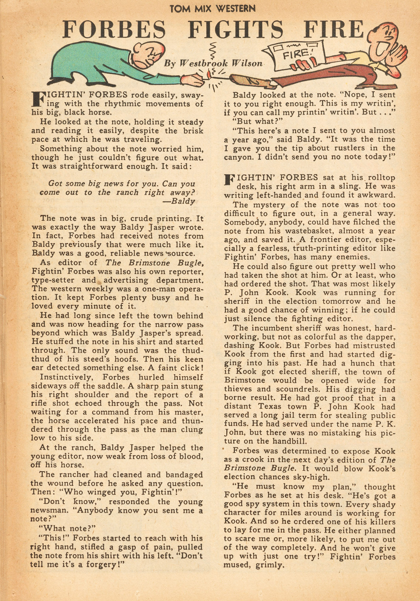 Read online Tom Mix Western (1948) comic -  Issue #15 - 24