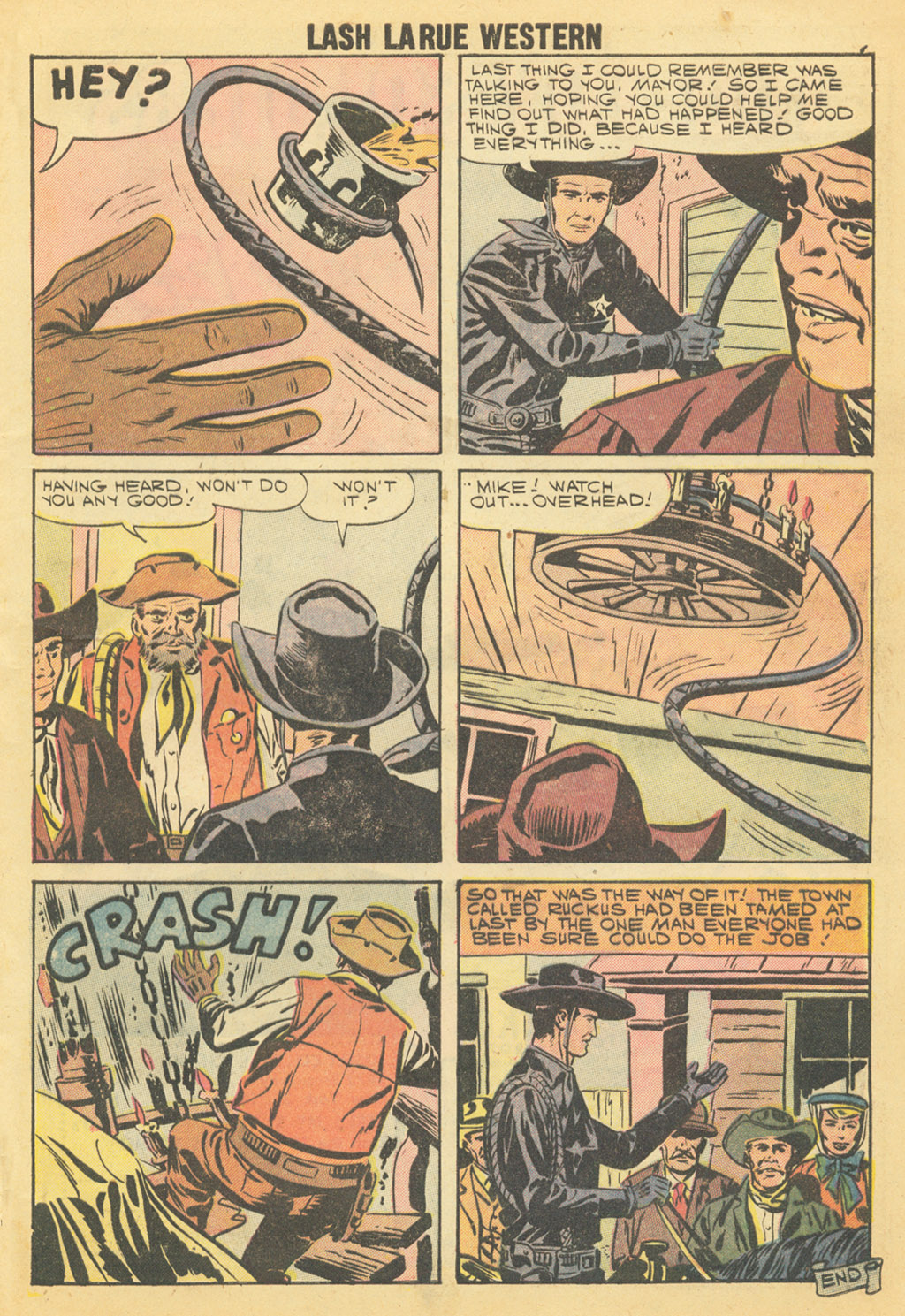 Read online Lash Larue Western (1949) comic -  Issue #68 - 8