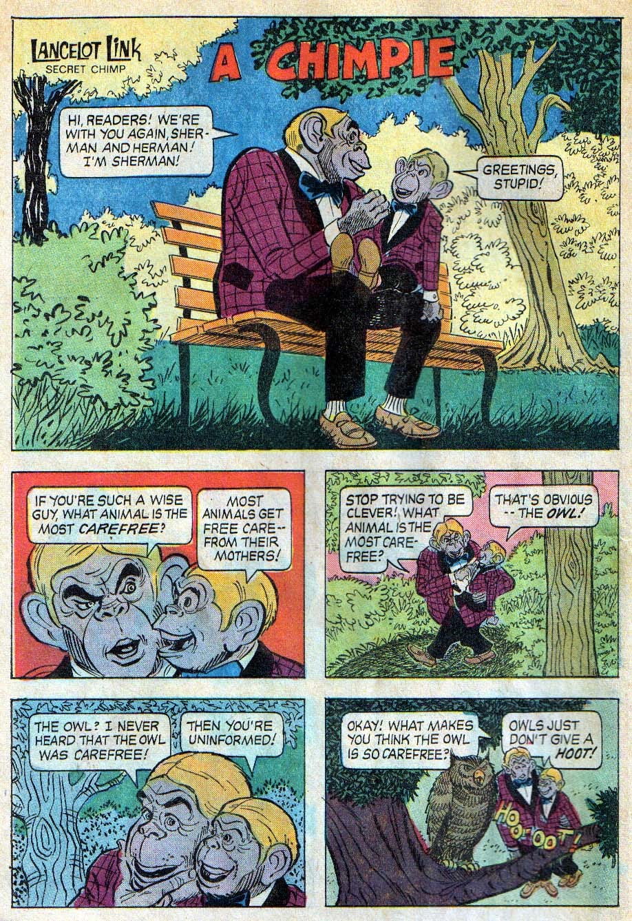 Read online Lancelot Link Secret Chimp comic -  Issue #5 - 20