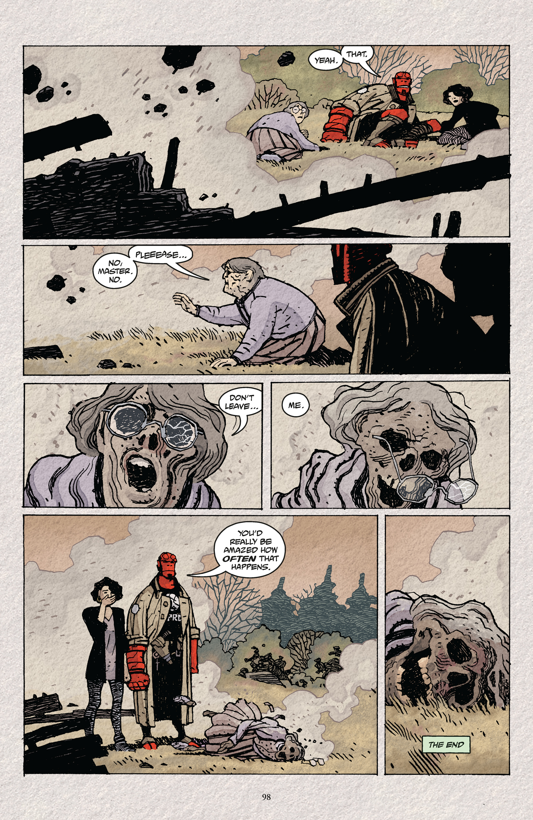 Read online Hellboy and the B.P.R.D.: The Secret of Chesbro House & Others comic -  Issue # TPB (Part 1) - 98
