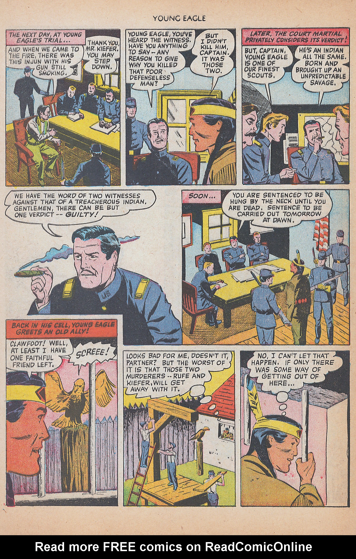 Read online Young Eagle comic -  Issue #3 - 8