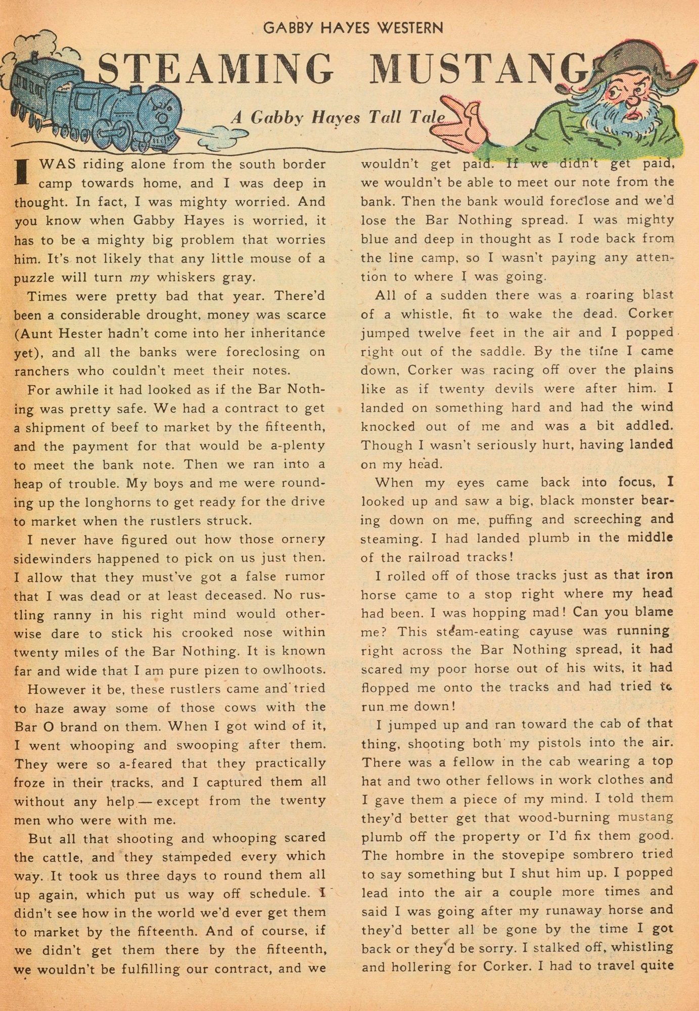Read online Gabby Hayes Western comic -  Issue #34 - 25