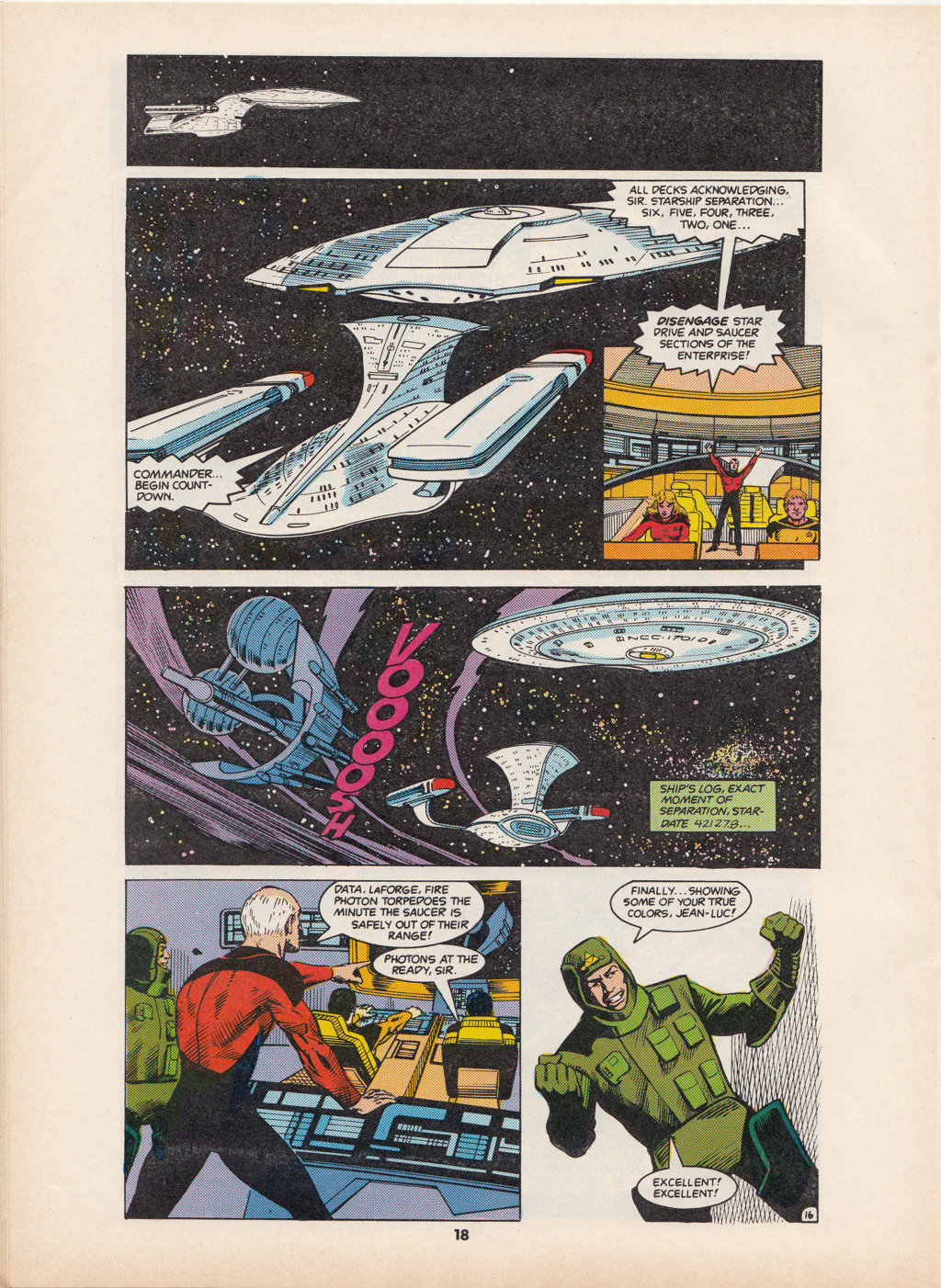 Read online Star Trek The Next Generation (1990) comic -  Issue #4 - 18