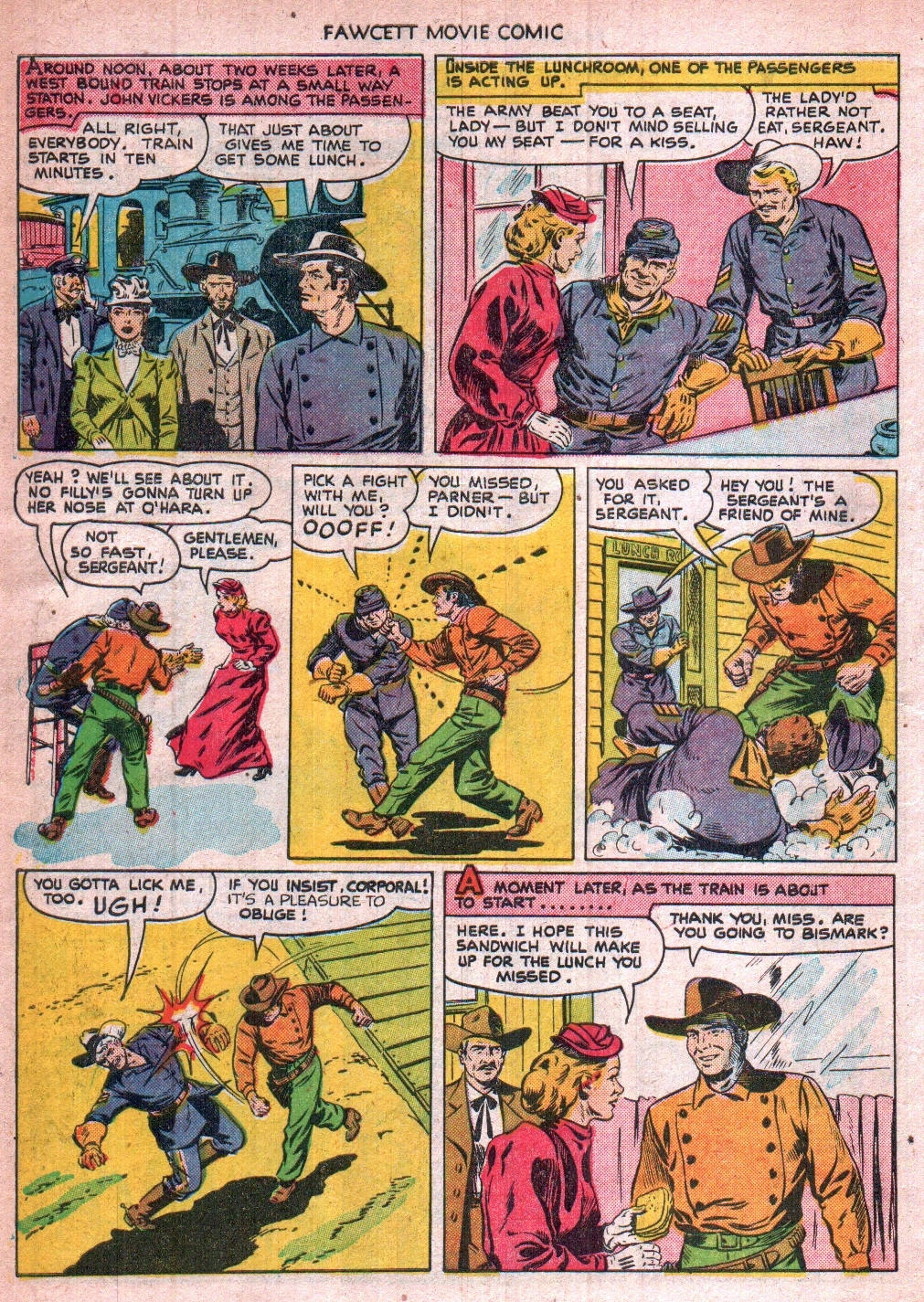 Read online Fawcett Movie Comic comic -  Issue #13 - 5