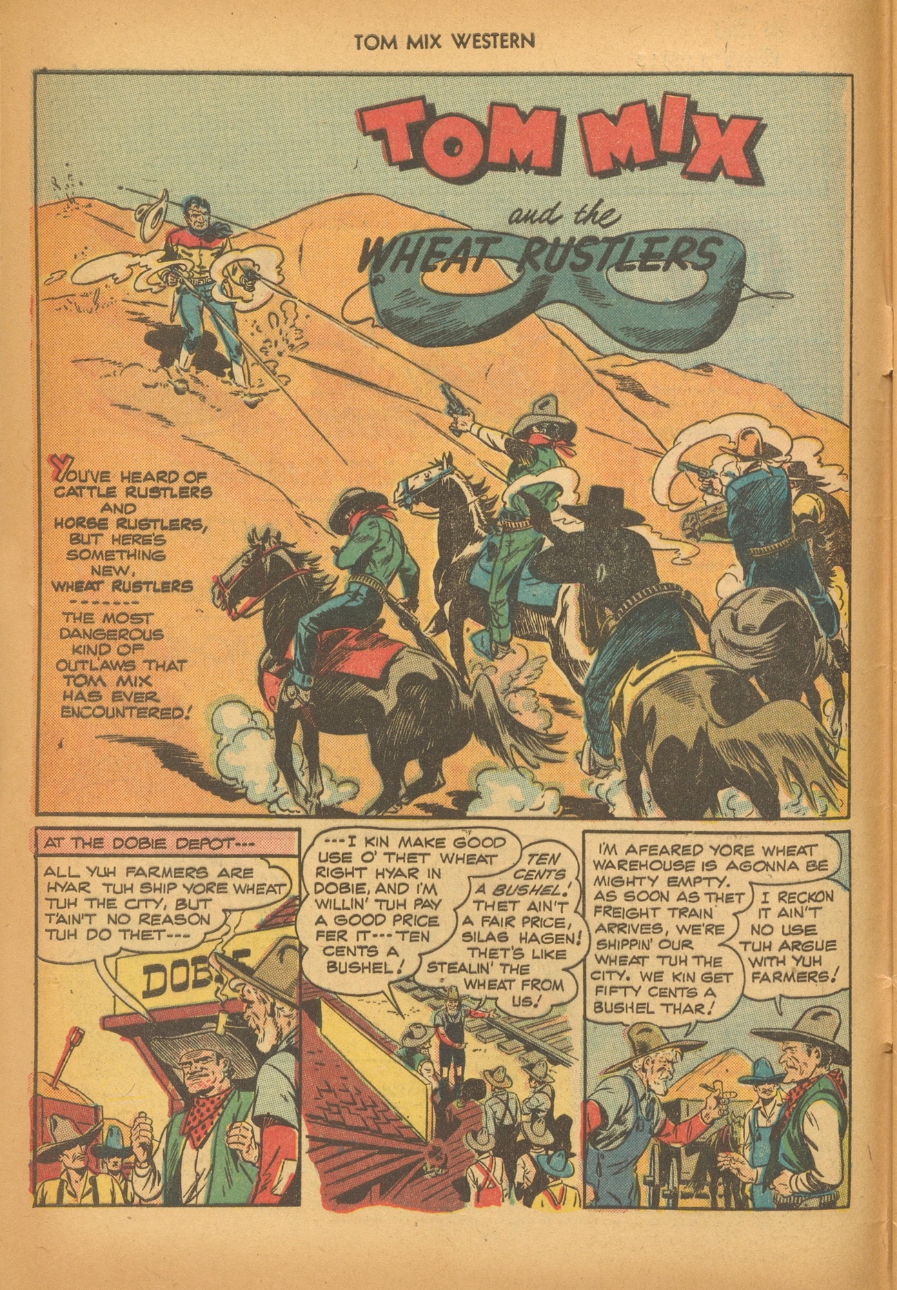 Read online Tom Mix Western (1948) comic -  Issue #6 - 4