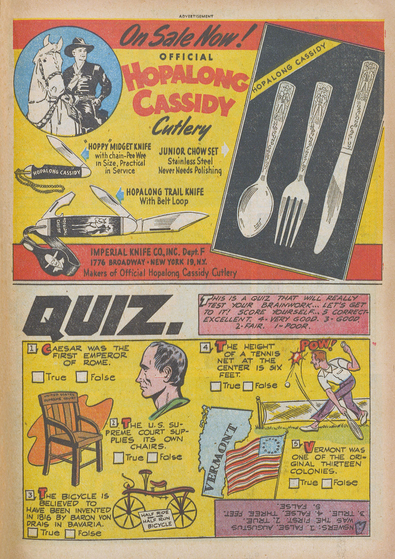 Read online Hopalong Cassidy comic -  Issue #53 - 37