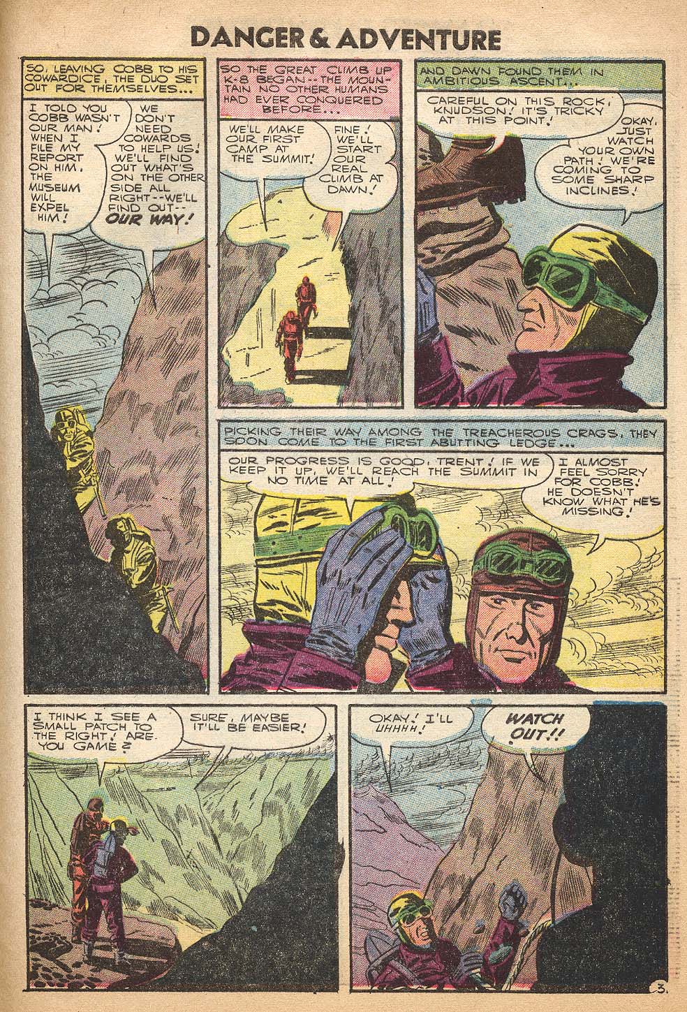Read online Danger and Adventure comic -  Issue #27 - 29
