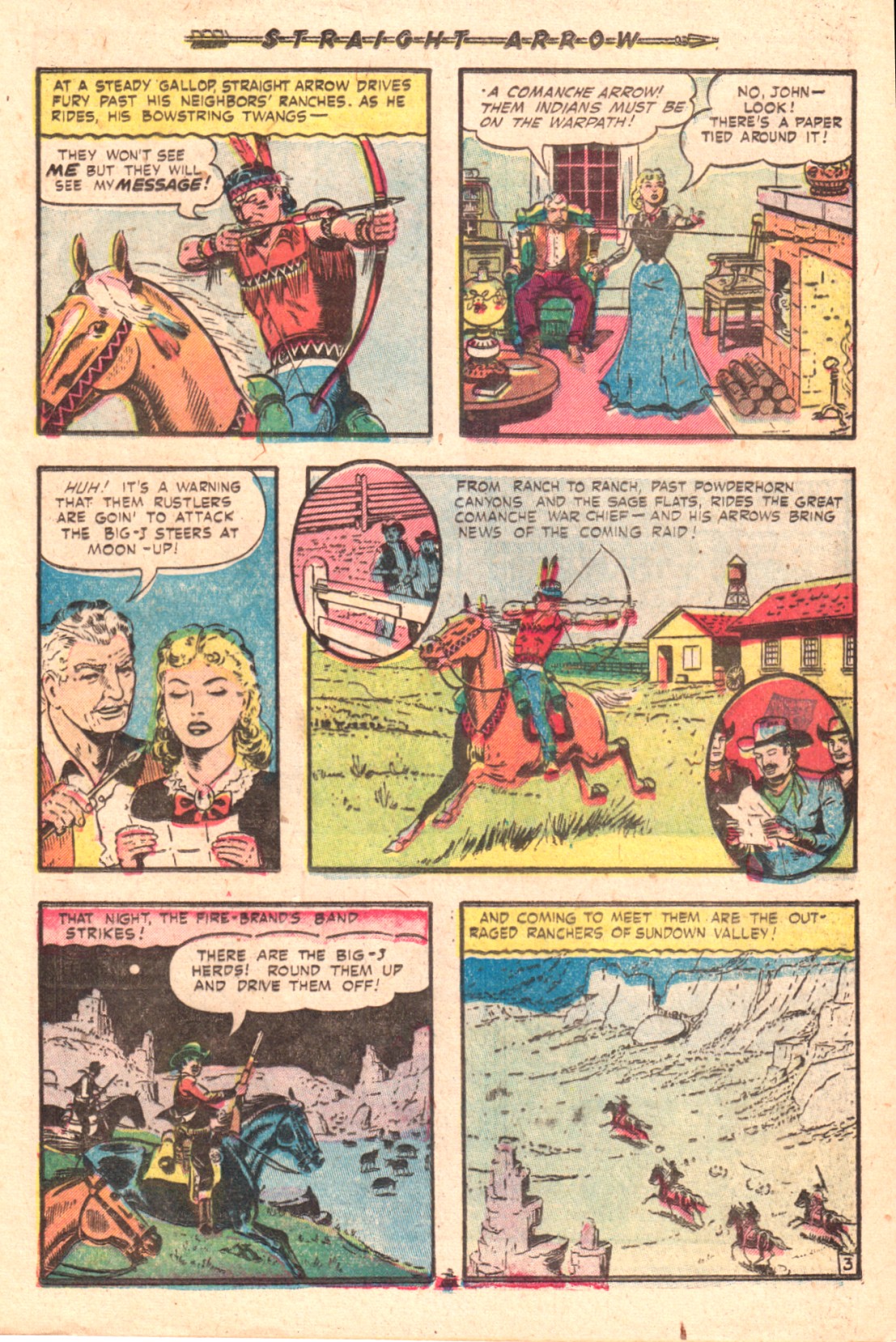Read online Straight Arrow comic -  Issue #27 - 5