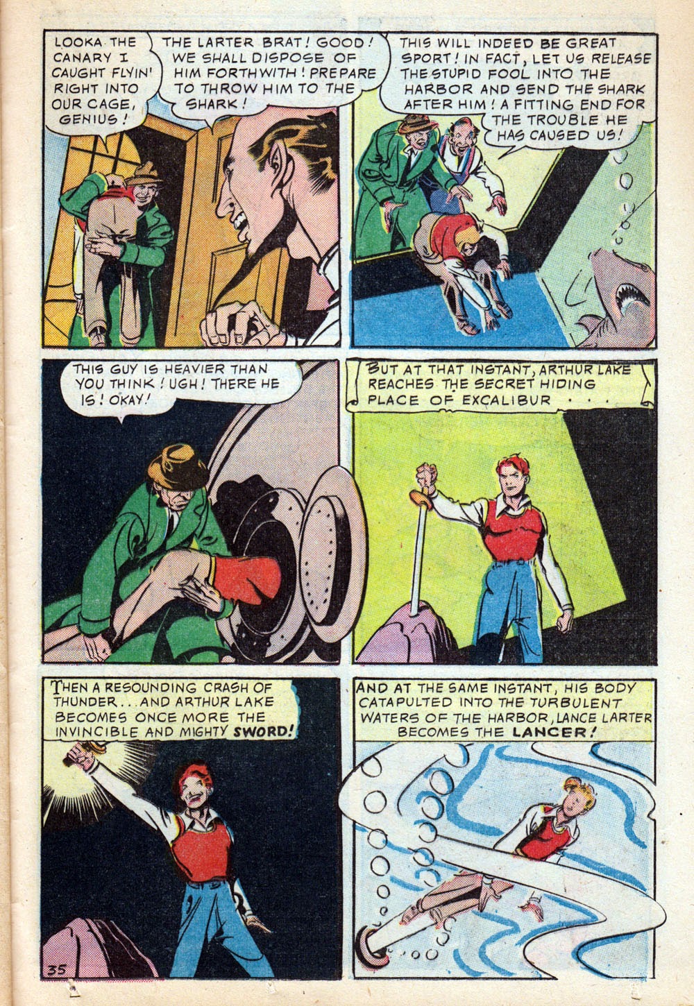 Read online Super-Mystery Comics comic -  Issue #23 - 37