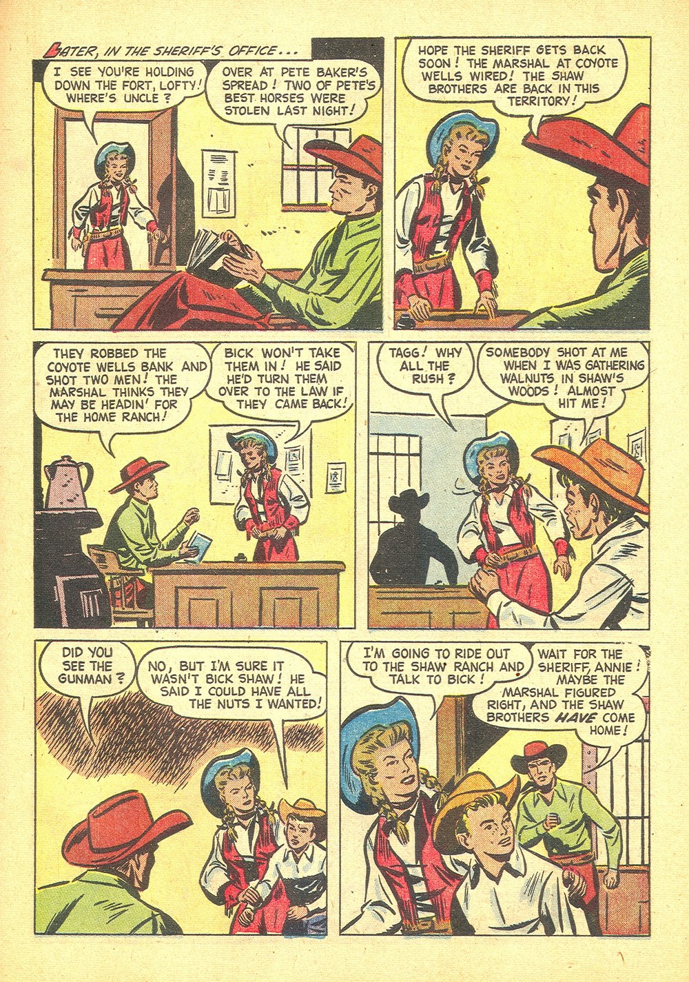 Read online Annie Oakley & Tagg comic -  Issue #4 - 27
