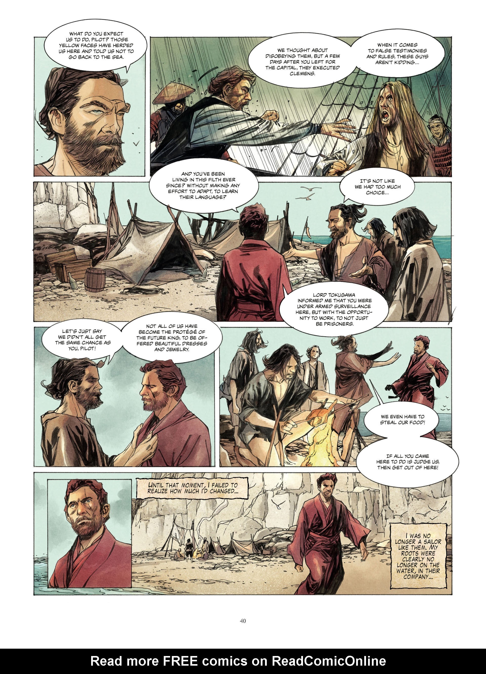 Read online William Adams, Samuraj comic -  Issue #2 - 40