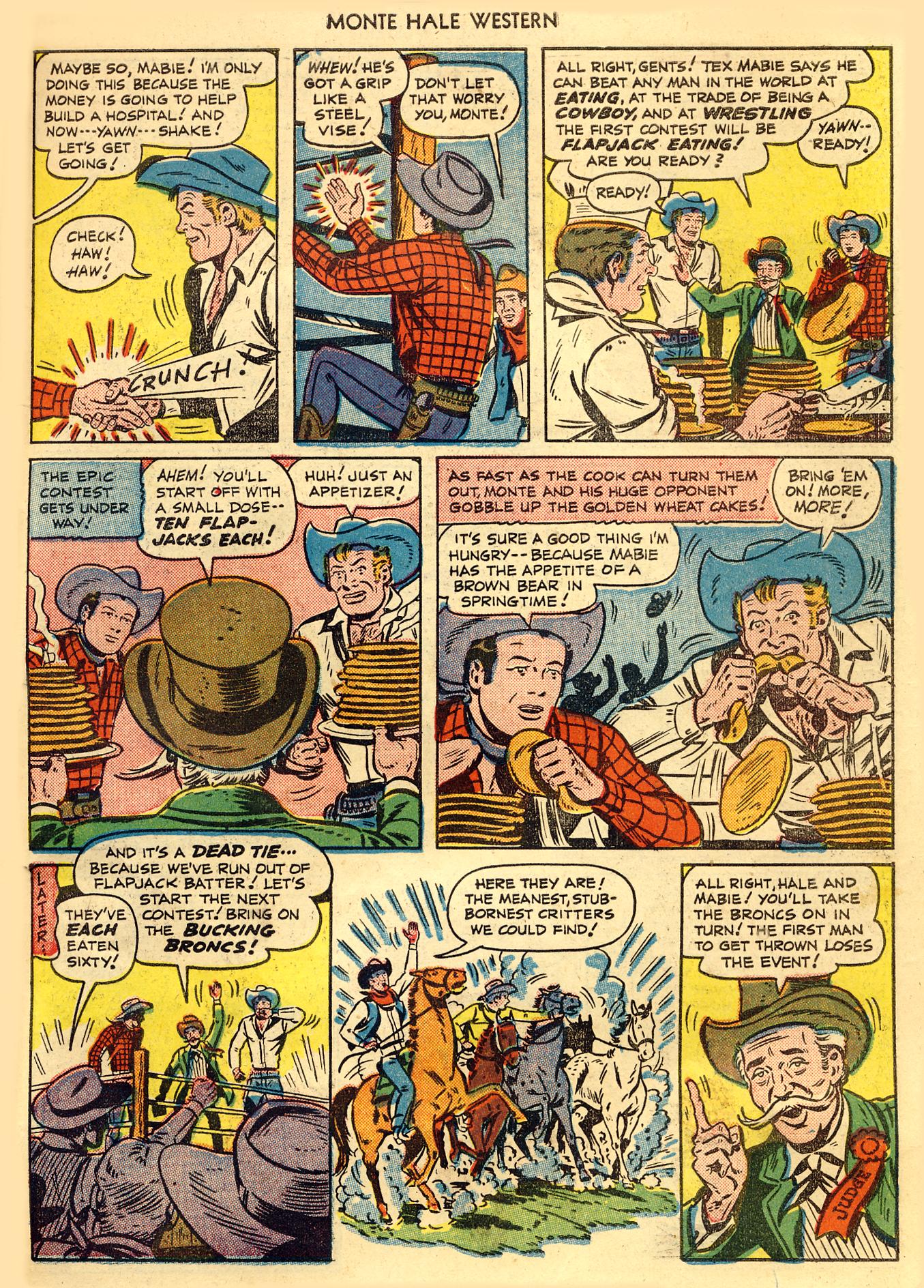 Read online Monte Hale Western comic -  Issue #53 - 30