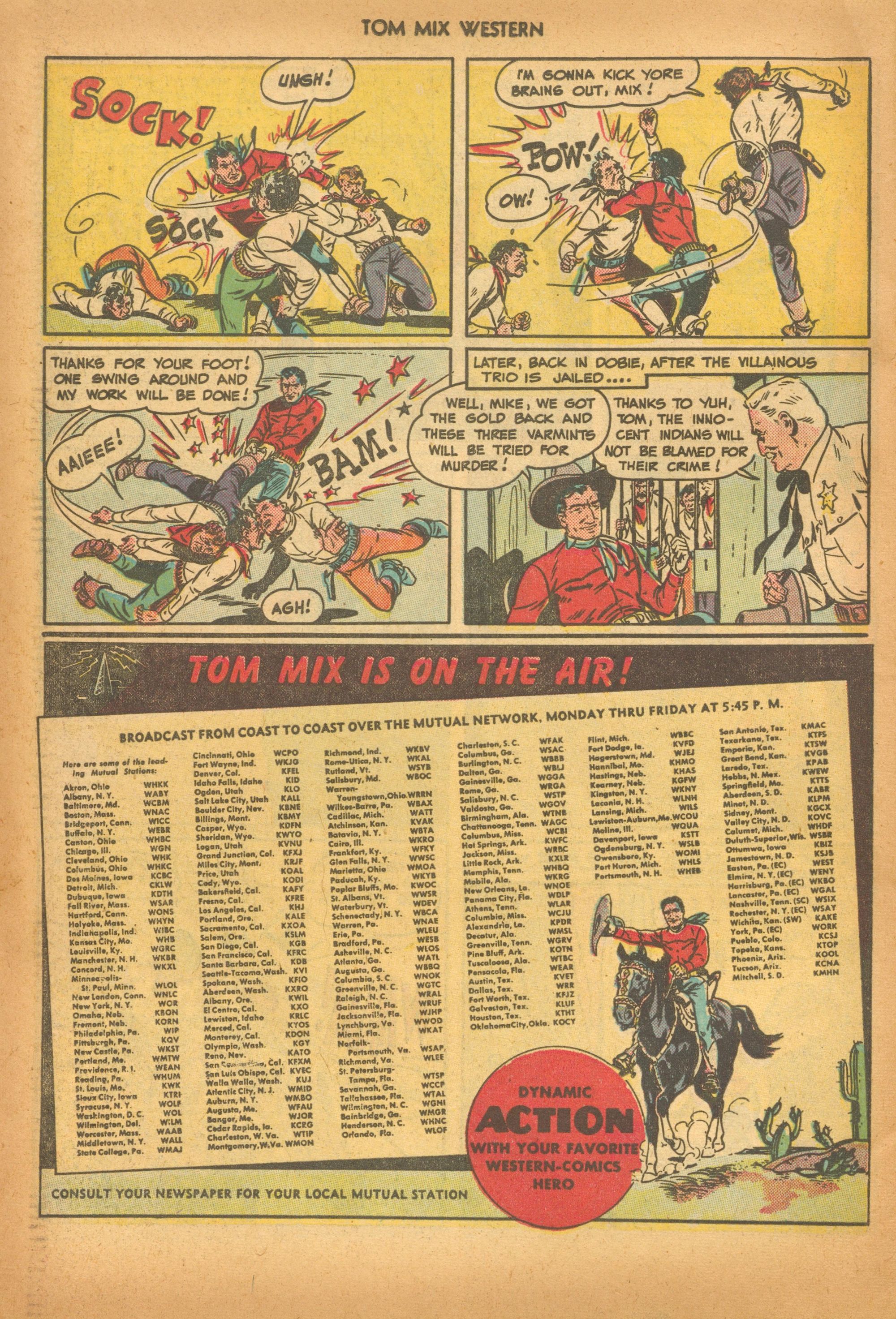 Read online Tom Mix Western (1948) comic -  Issue #19 - 38