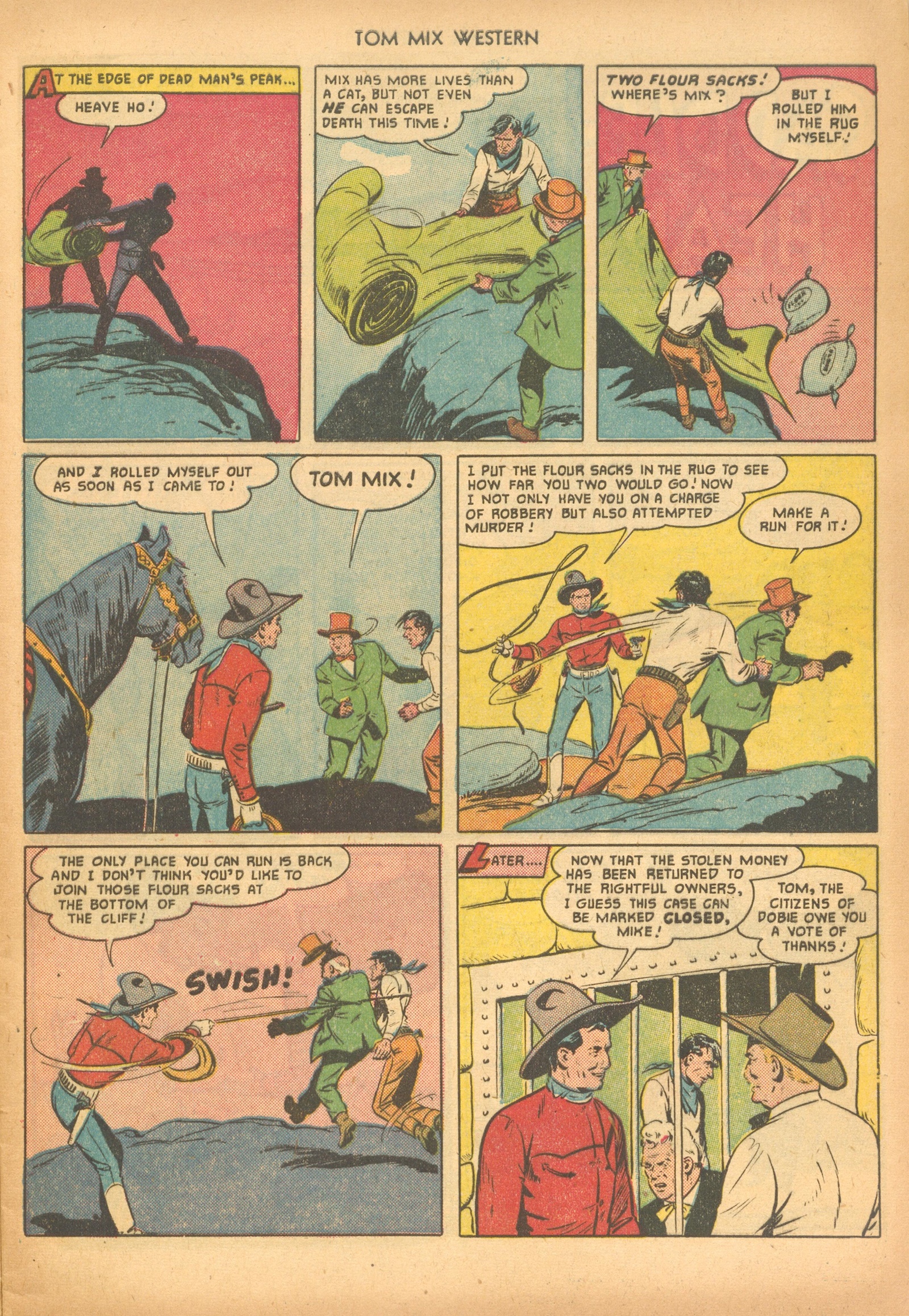 Read online Tom Mix Western (1948) comic -  Issue #44 - 9