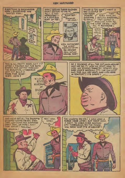 Read online Ken Maynard Western comic -  Issue #5 - 18