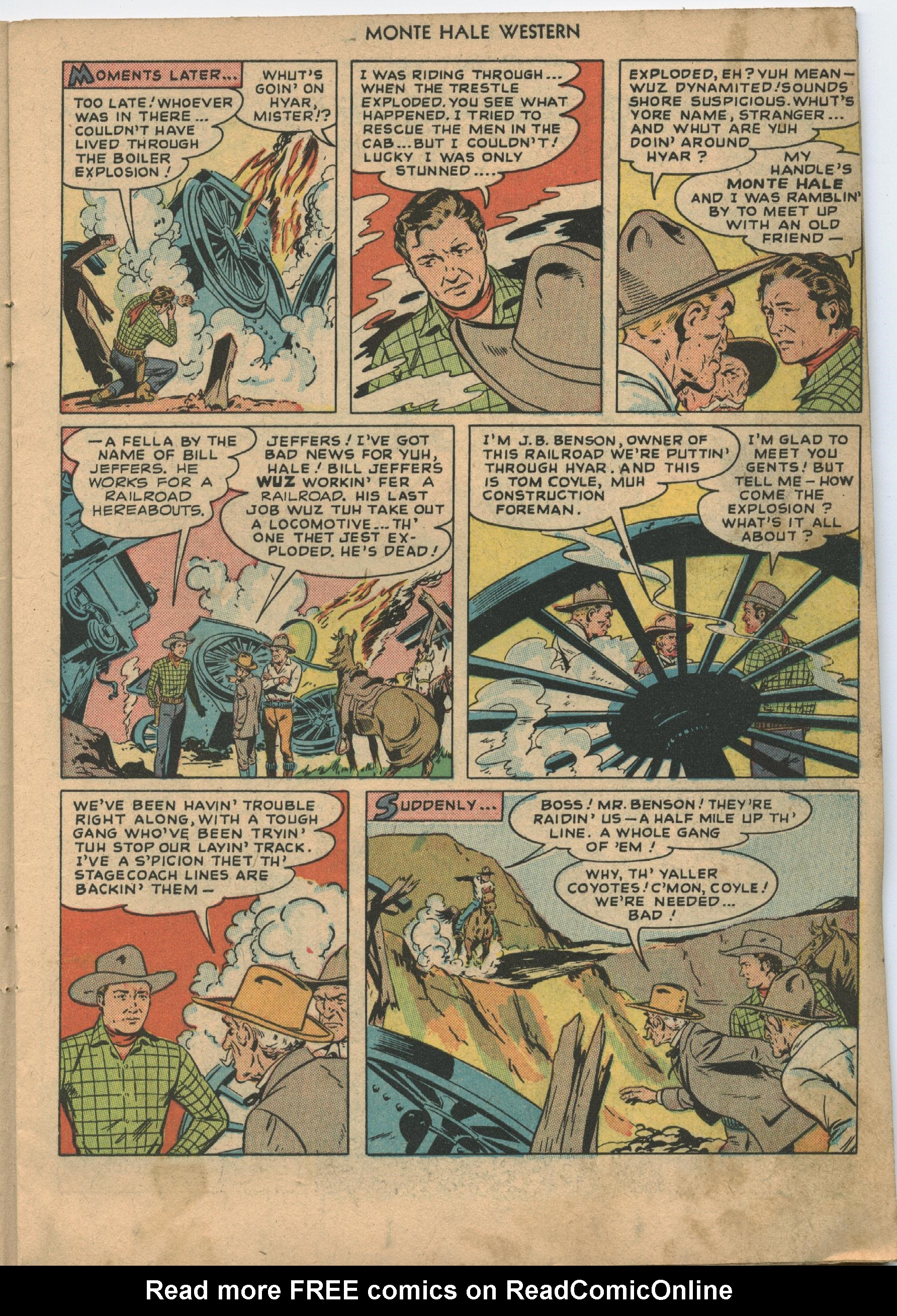 Read online Monte Hale Western comic -  Issue #29 - 19