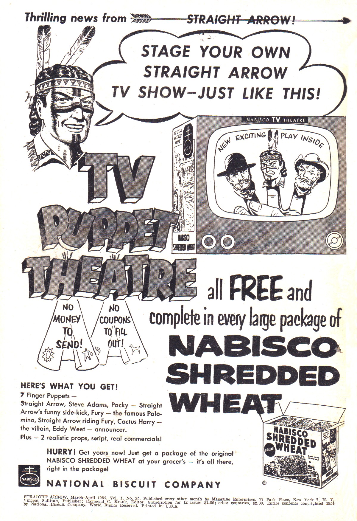 Read online Straight Arrow comic -  Issue #35 - 2