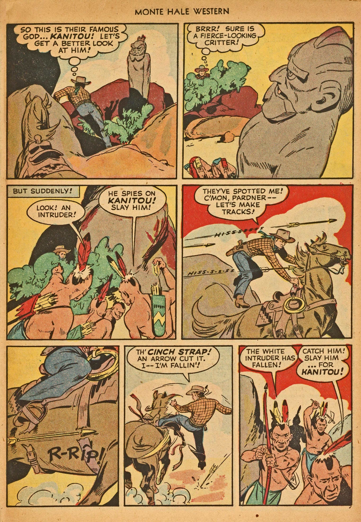 Read online Monte Hale Western comic -  Issue #30 - 41